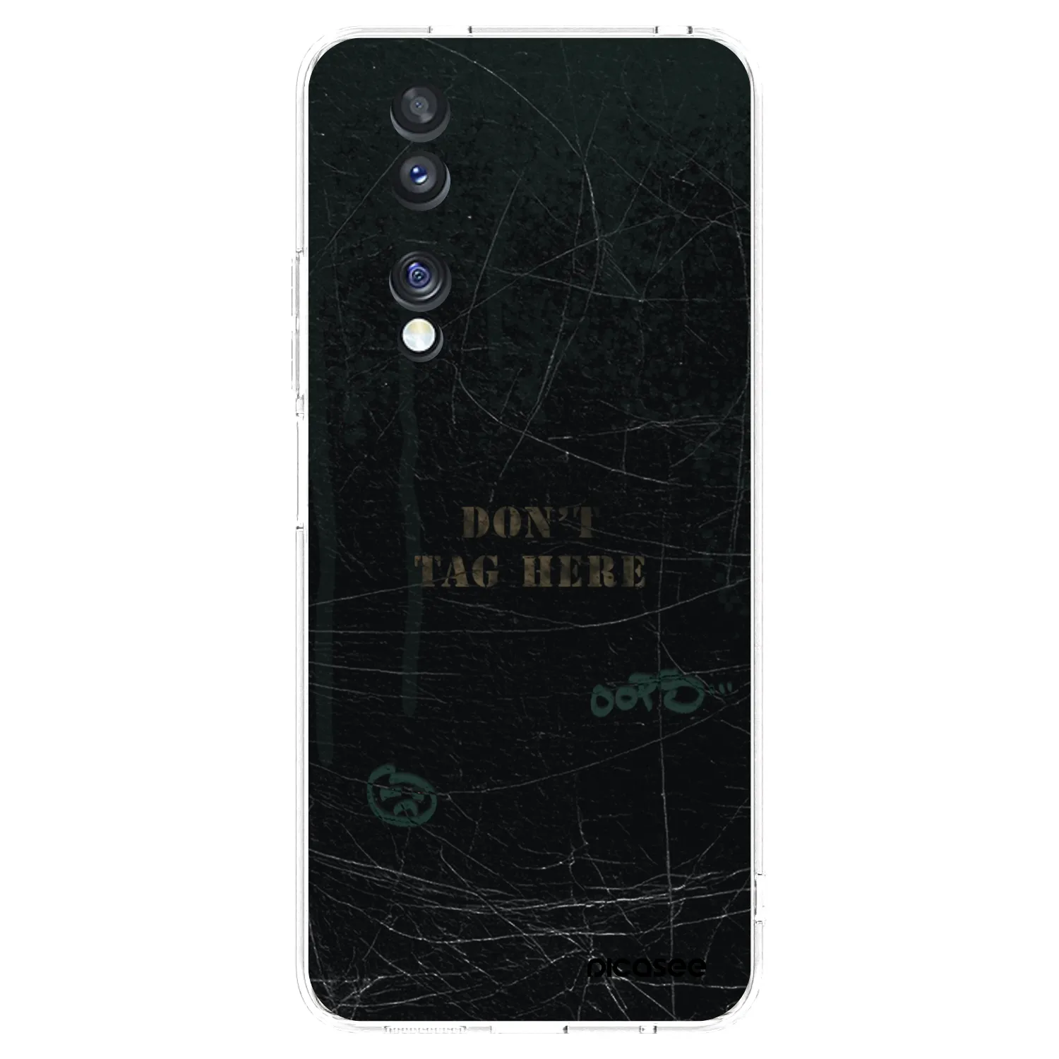 Picasee silikonowe przeźroczyste etui na Honor 70 - DON´T TAG