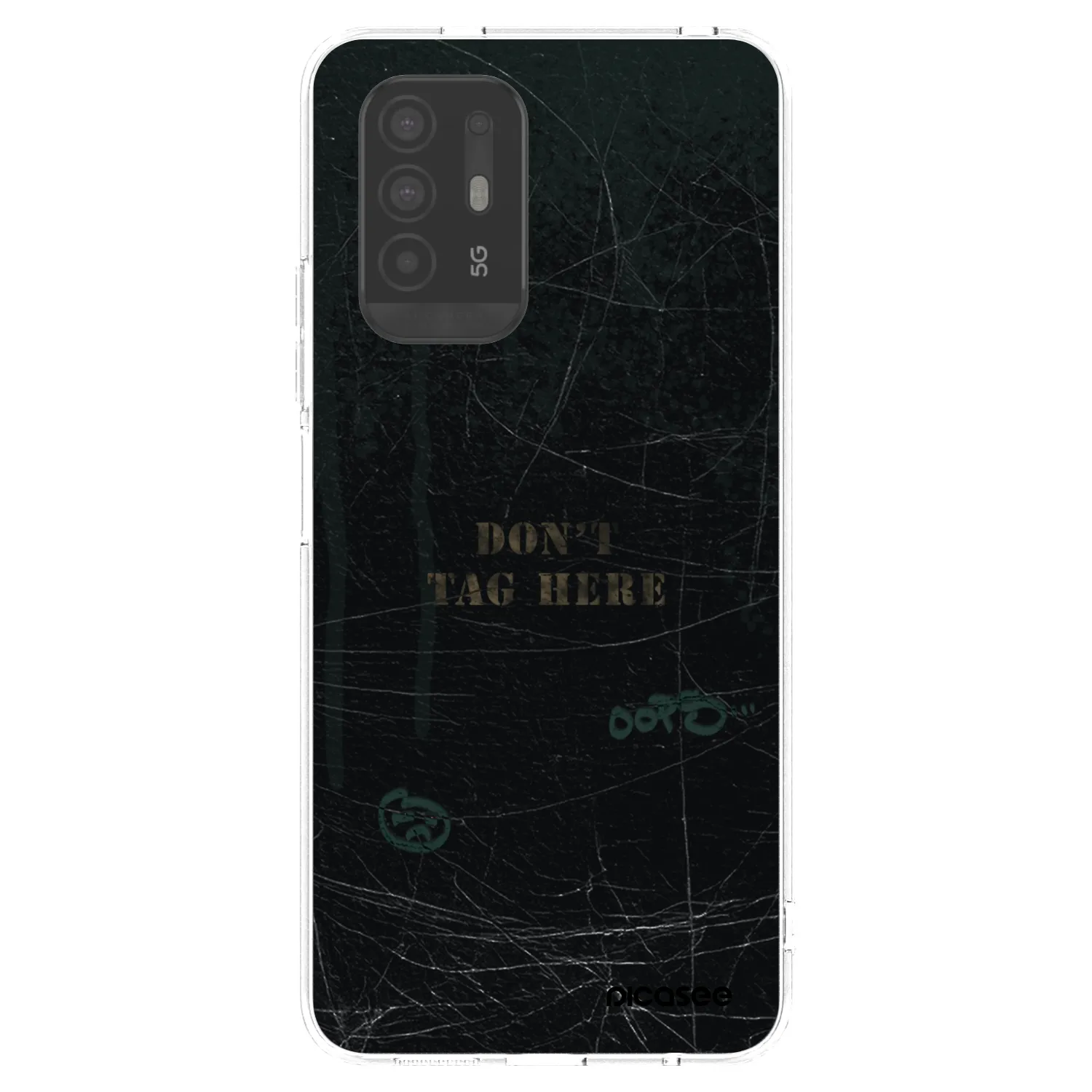 Picasee silikonowe przeźroczyste etui na OPPO A94 5G - DON´T TAG
