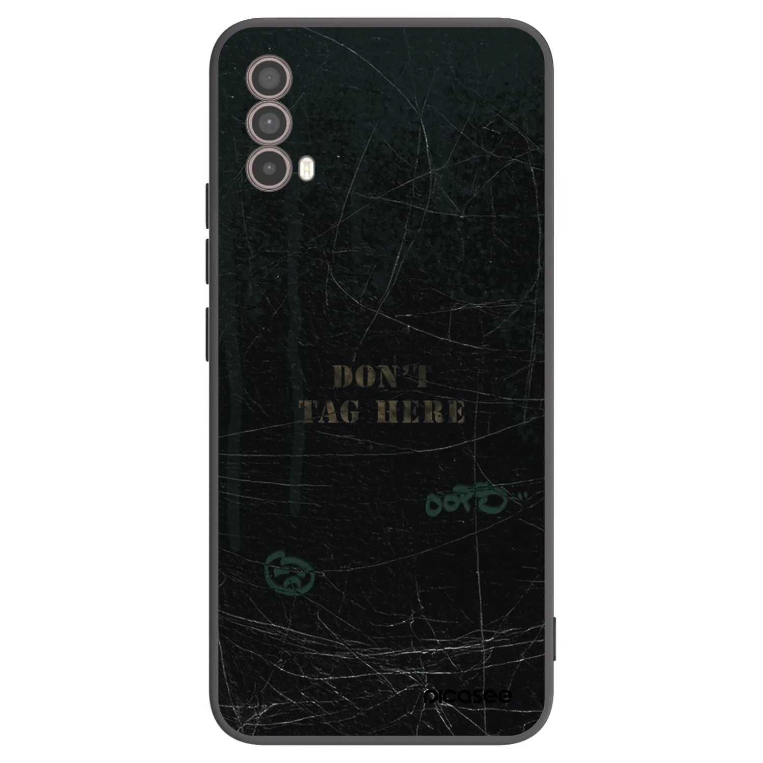 Picasee silikonowe czarne etui na Motorola Moto E40 - DON´T TAG
