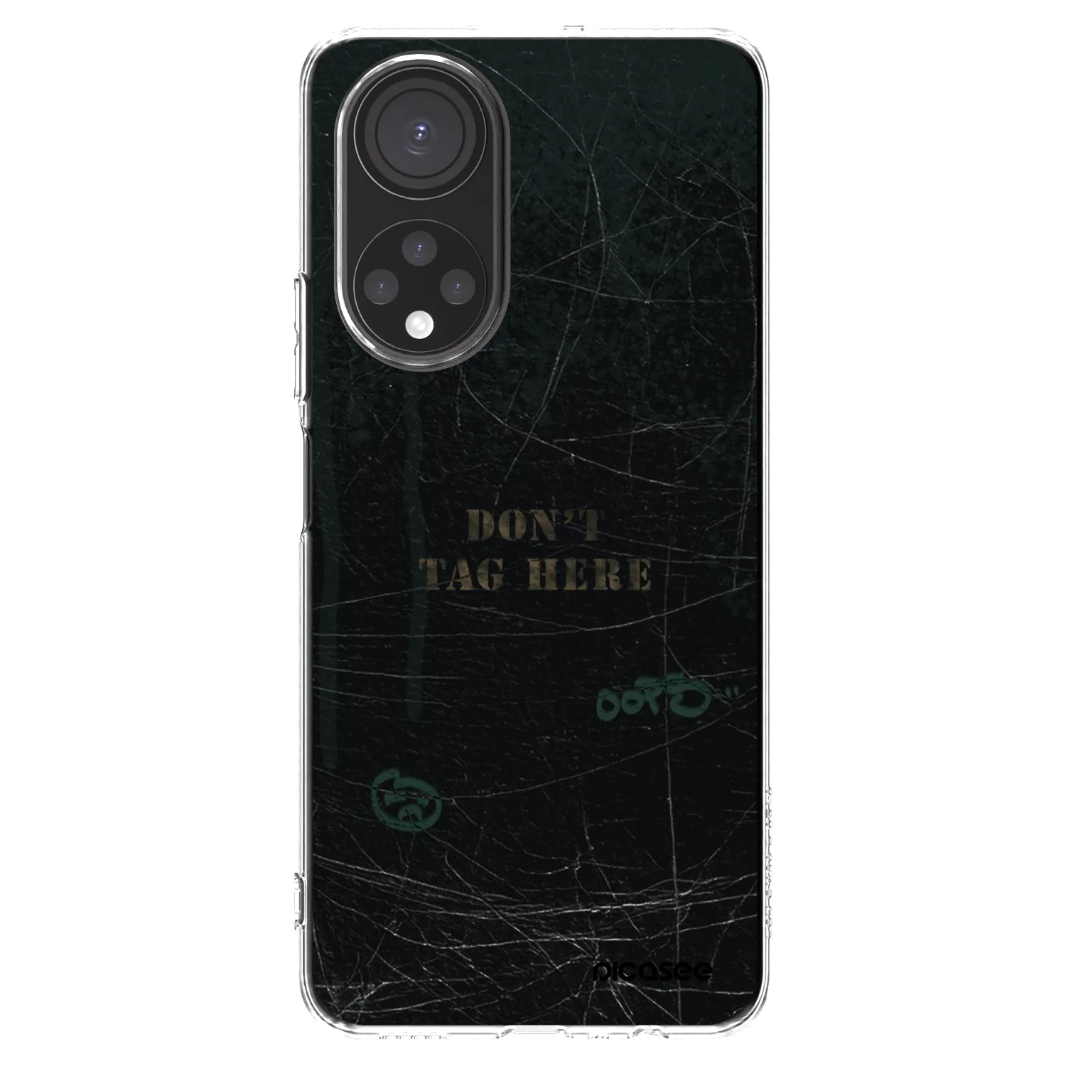 Picasee silikonowe przeźroczyste etui na Honor X7 - DON´T TAG