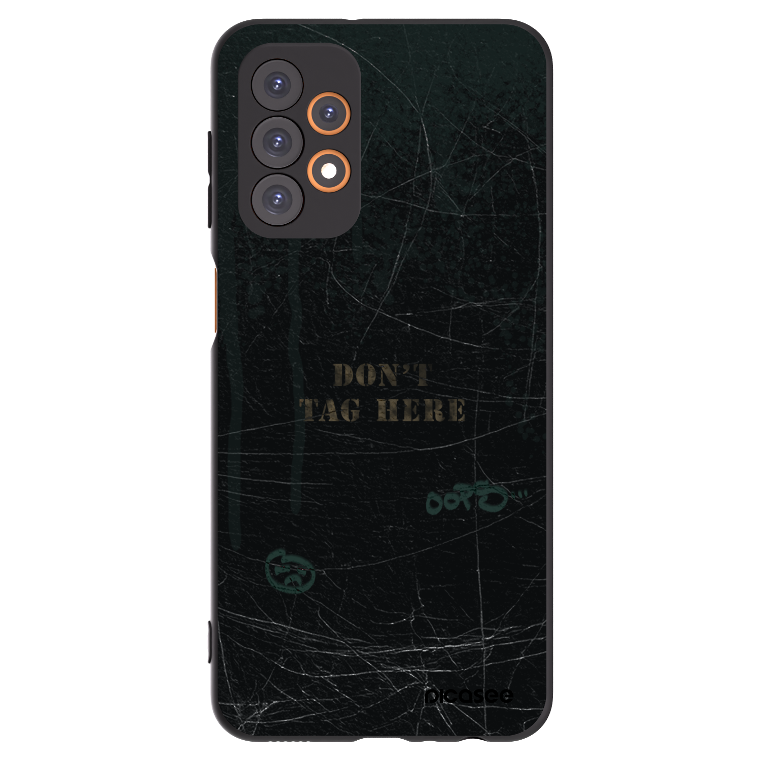 Picasee silikonowe czarne etui na Samsung Galaxy A23 A235F 4G - DON´T TAG