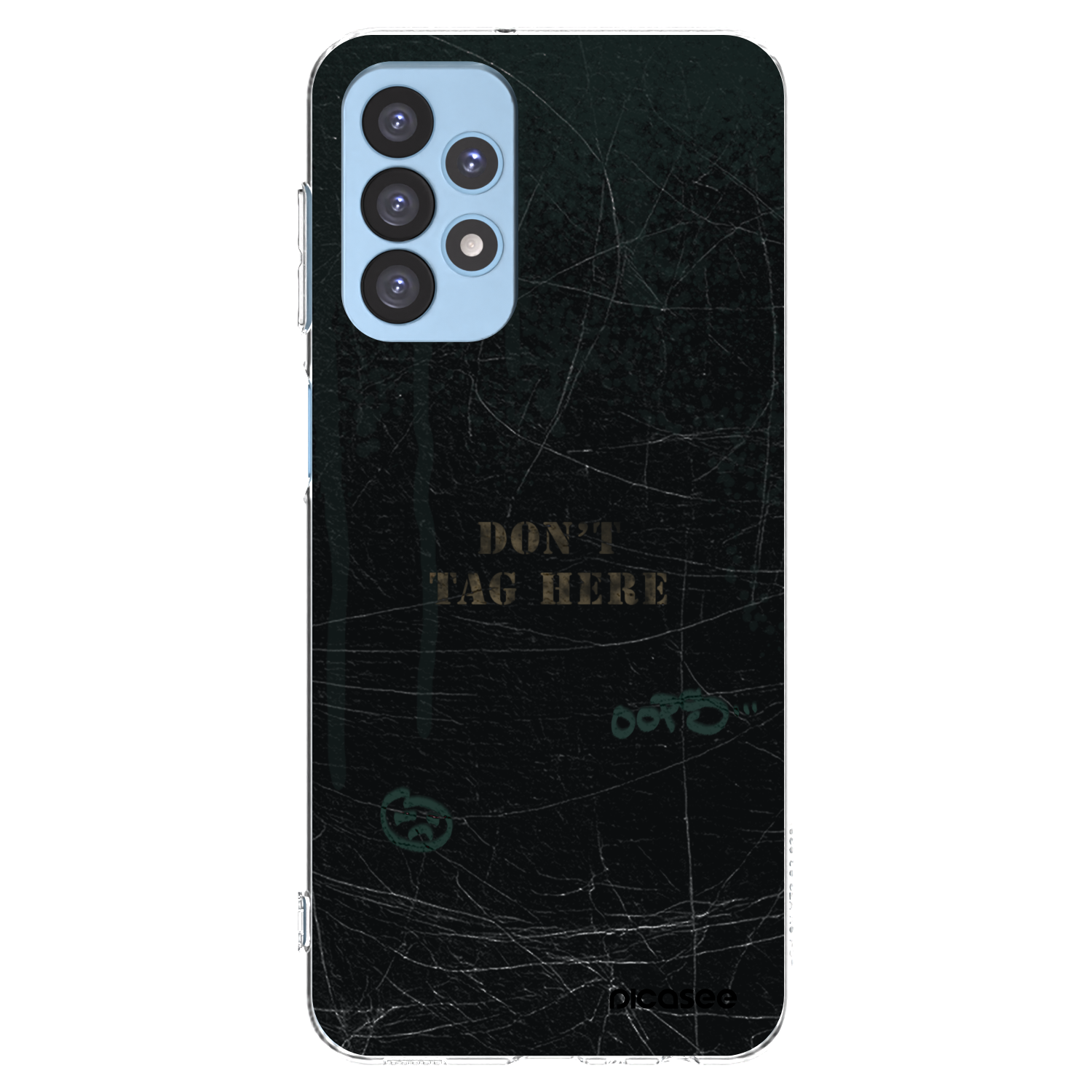 Picasee silikonowe przeźroczyste etui na Samsung Galaxy A23 A235F 4G - DON´T TAG