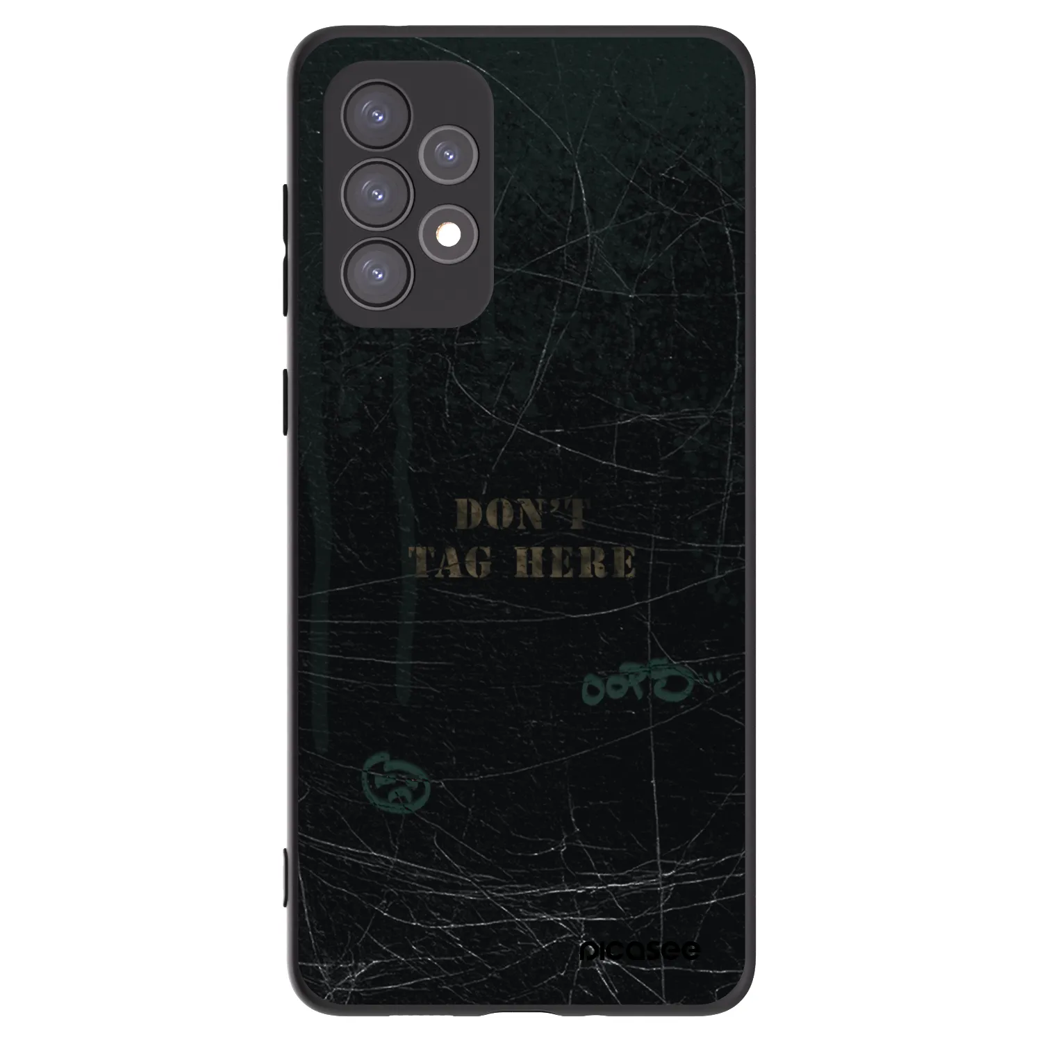 Picasee silikonowe czarne etui na Samsung Galaxy A73 5G - DON´T TAG