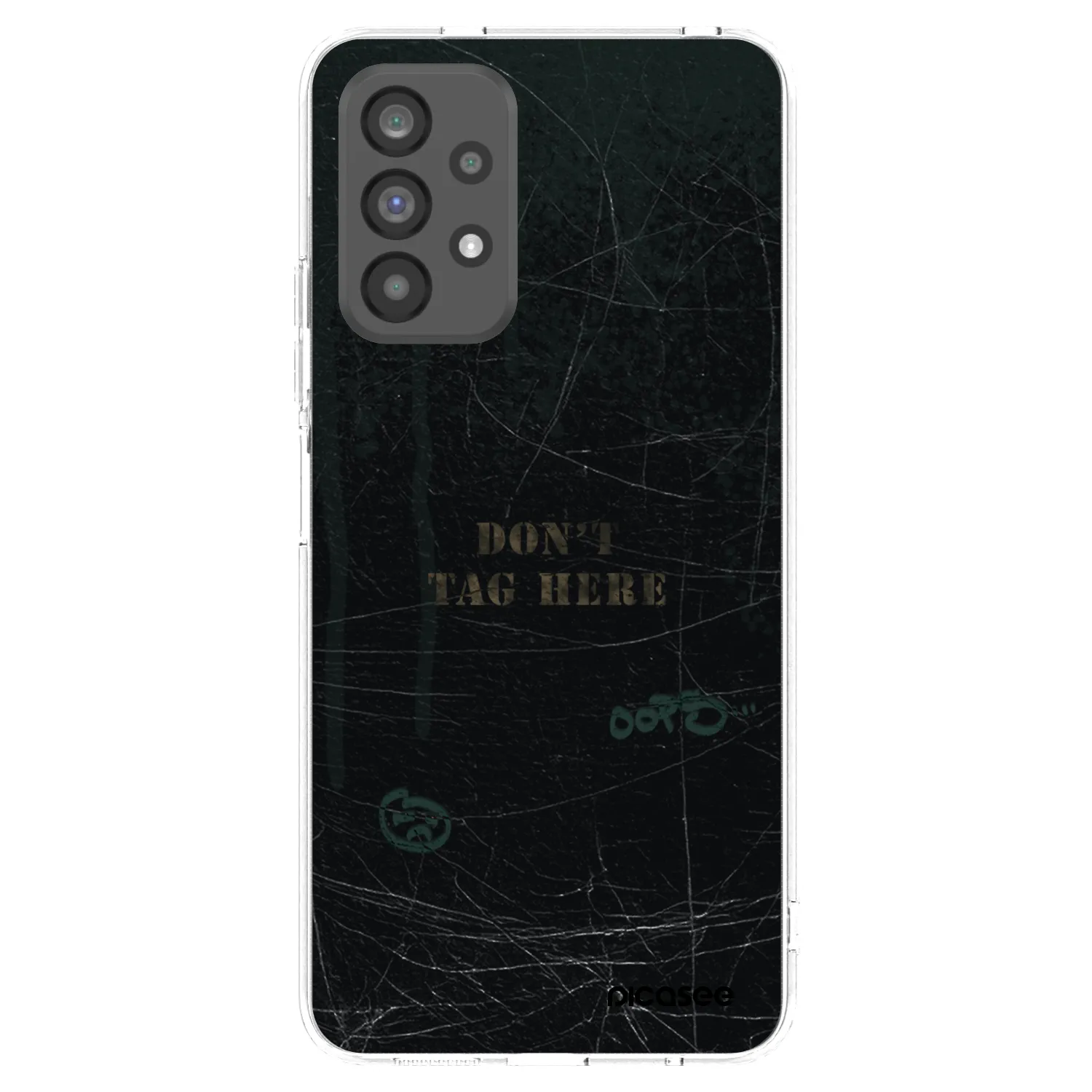 Picasee silikonowe przeźroczyste etui na Samsung Galaxy A73 5G - DON´T TAG