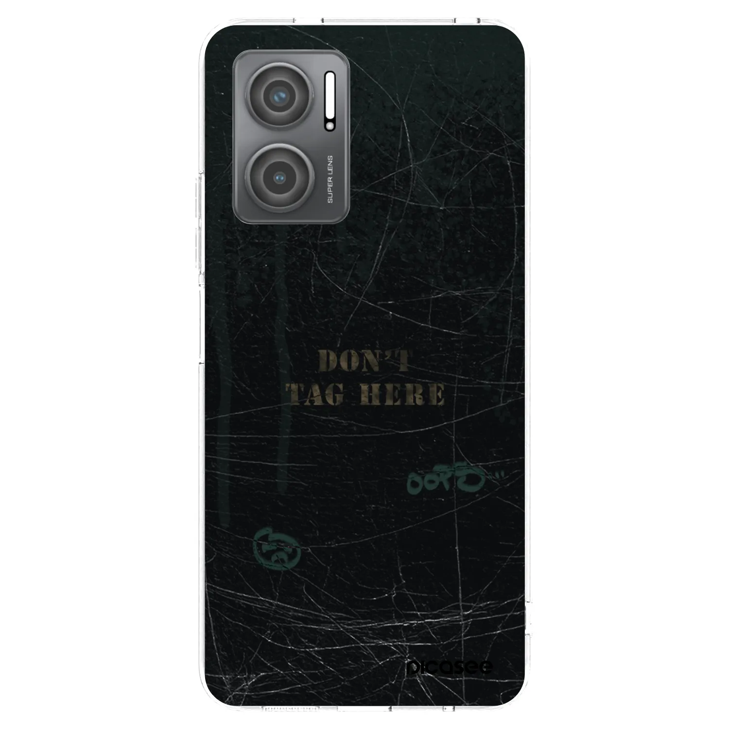 Picasee silikonowe przeźroczyste etui na Xiaomi Redmi 10 5G - DON´T TAG