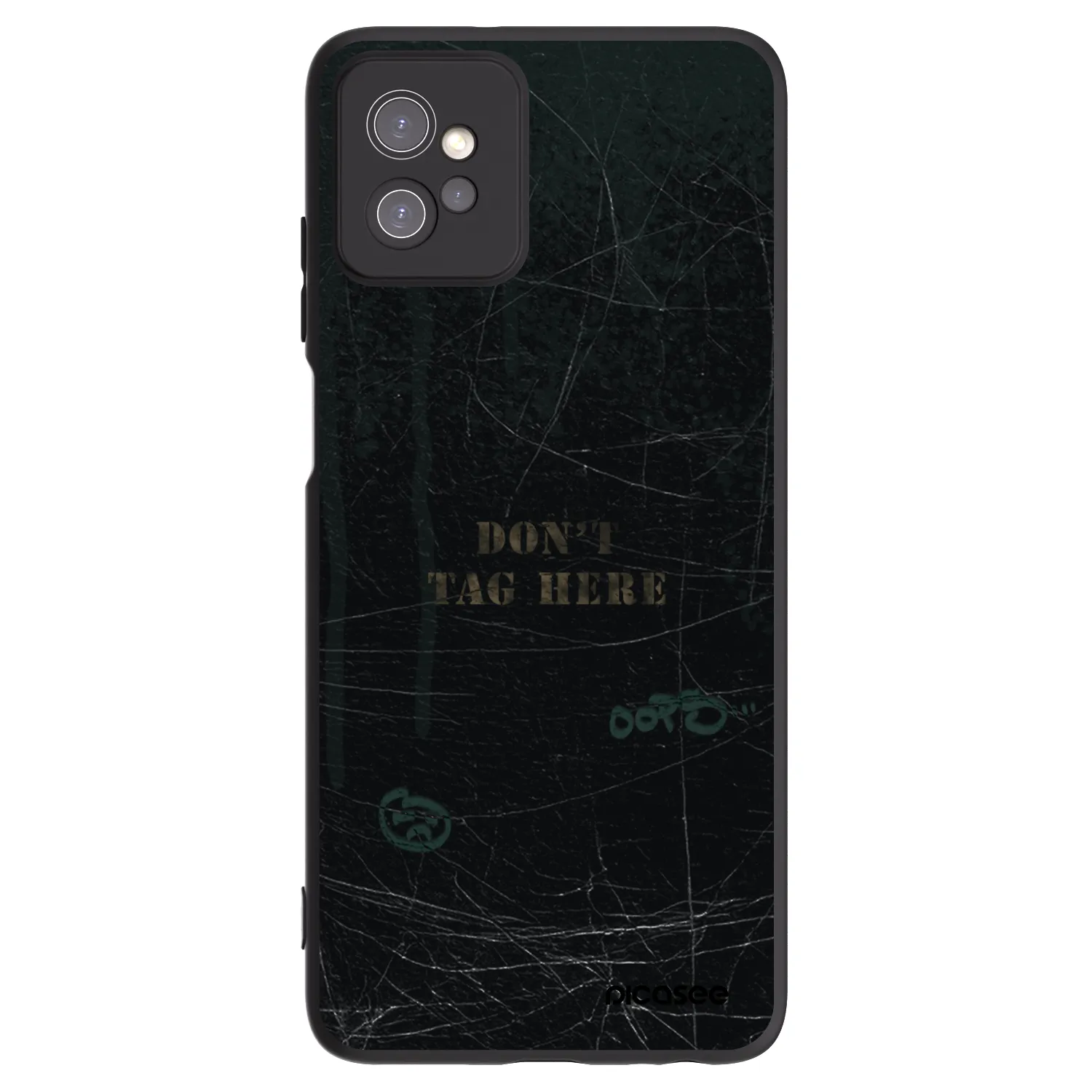Picasee silikonowe czarne etui na Motorola Moto G32 - DON´T TAG