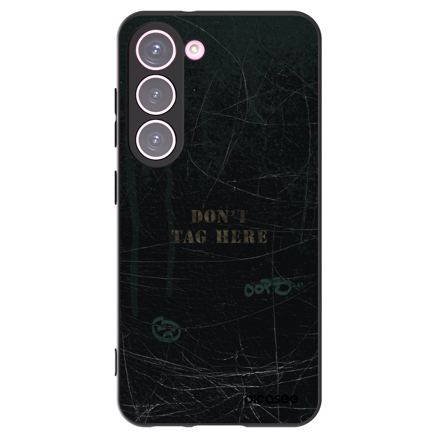 Picasee silikonowe czarne etui na Samsung Galaxy S23 5G - DON´T TAG
