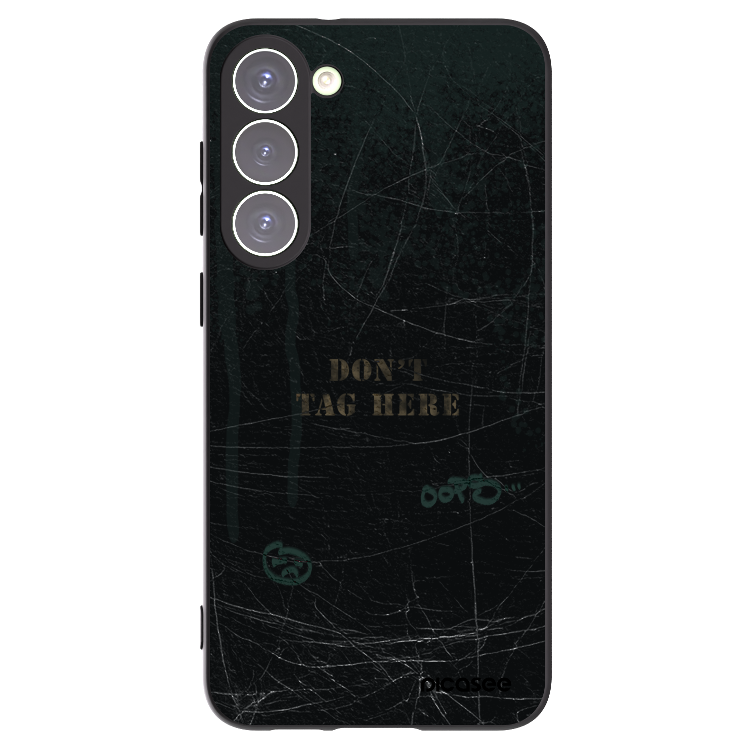 Picasee silikonowe czarne etui na Samsung Galaxy S23+ 5G - DON´T TAG
