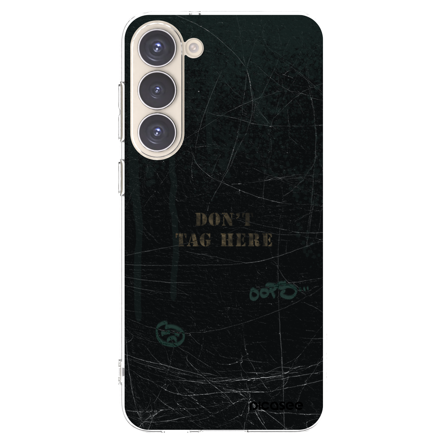 Picasee silikonowe przeźroczyste etui na Samsung Galaxy S23+ 5G - DON´T TAG