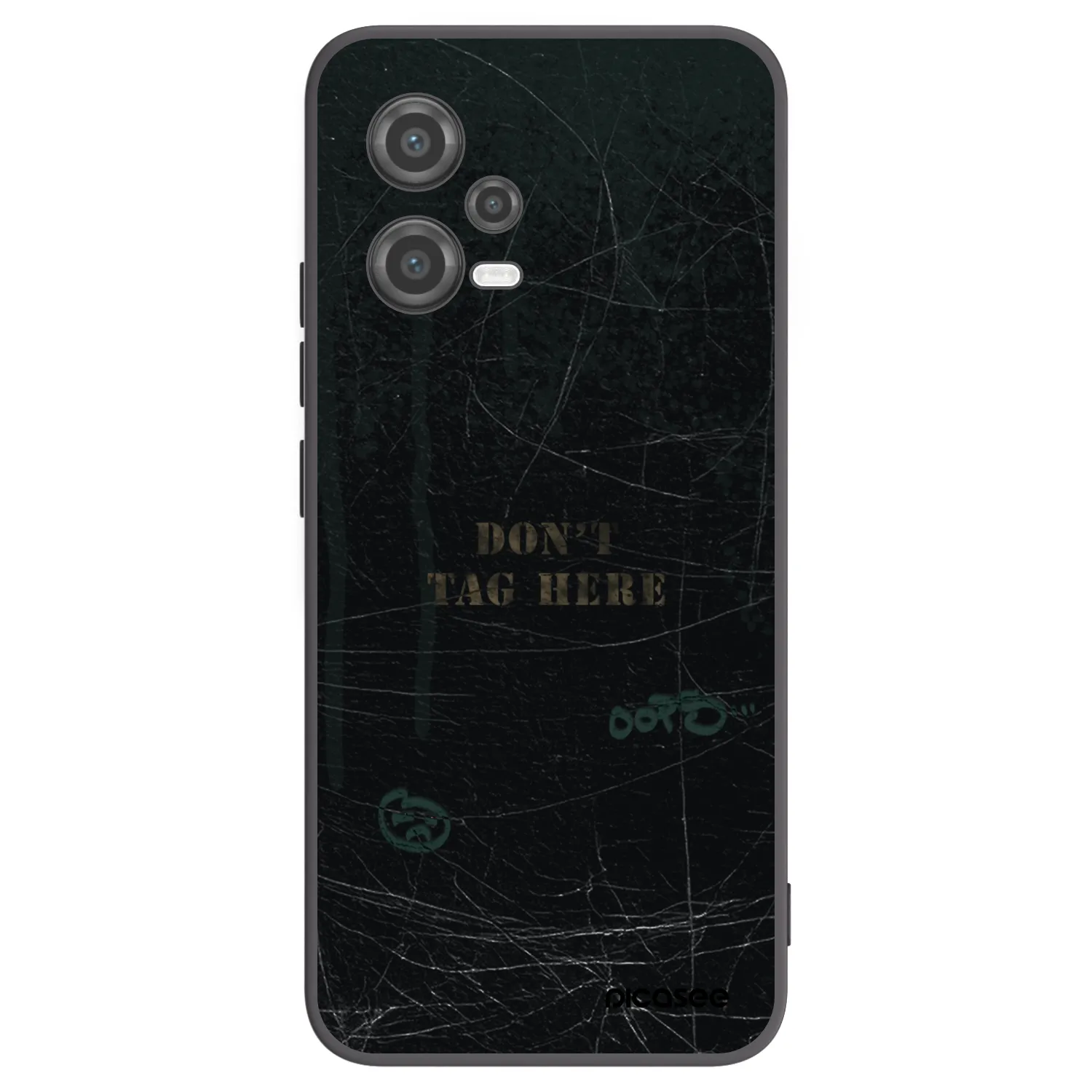 Picasee silikonowe czarne etui na Xiaomi Poco X5 - DON´T TAG