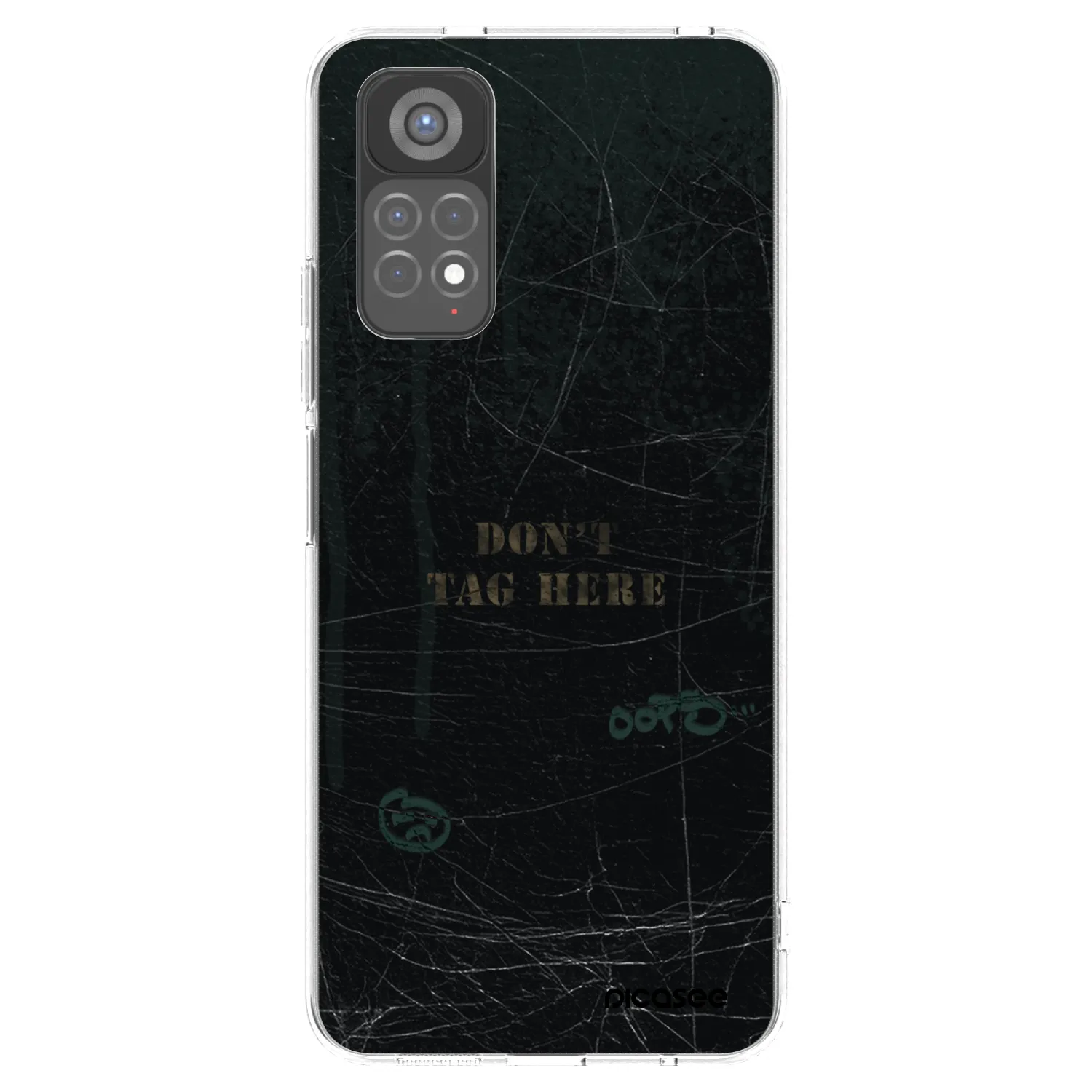 Picasee silikonowe przeźroczyste etui na Xiaomi Redmi Note 11S 5G - DON´T TAG