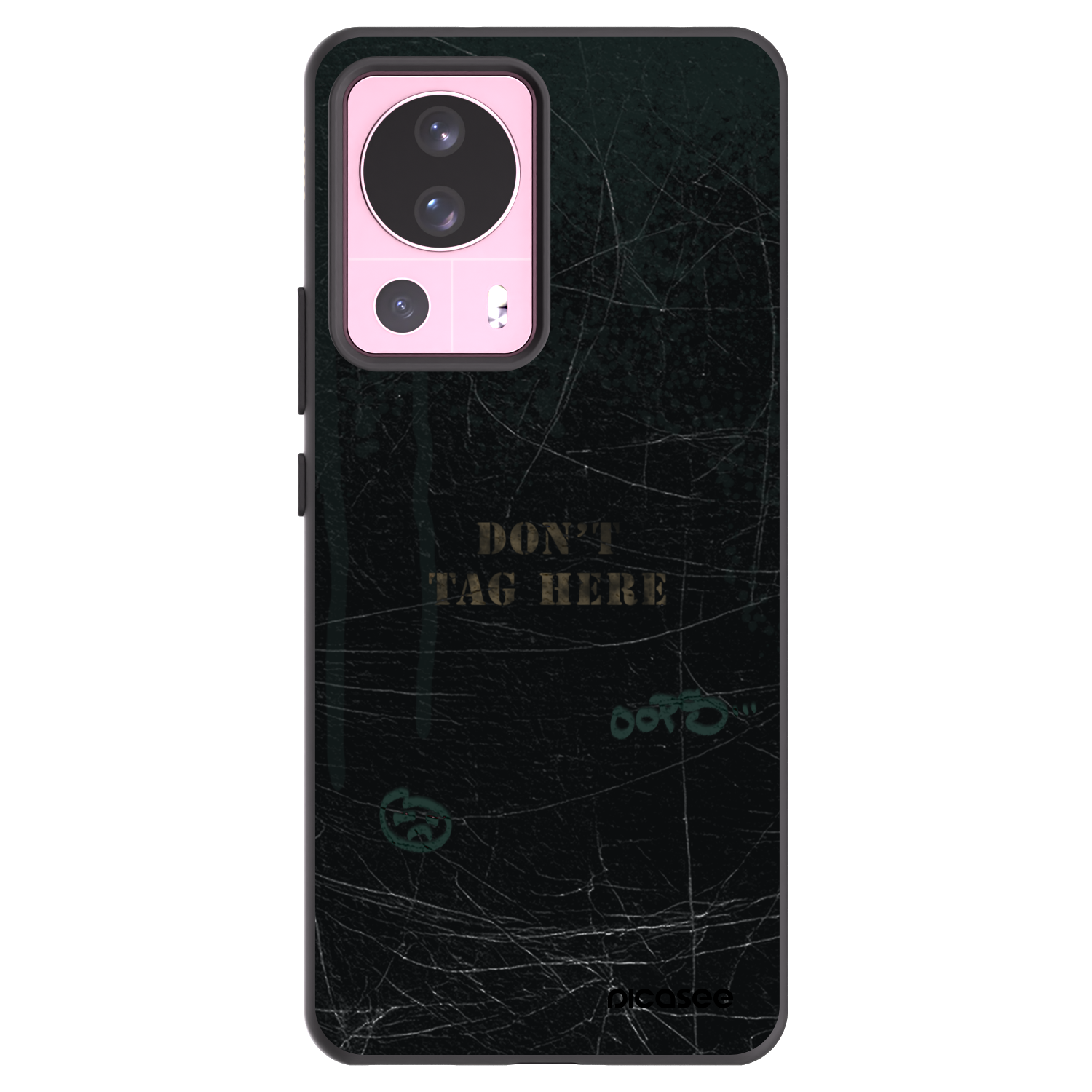 Picasee silikonowe czarne etui na Xiaomi 13 Lite - DON´T TAG