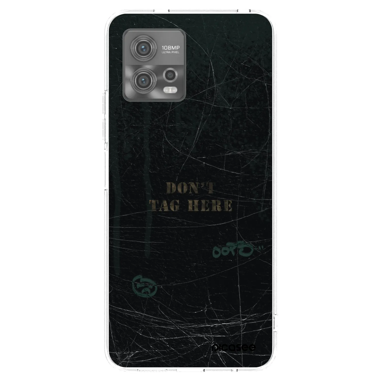 Picasee silikonowe przeźroczyste etui na Motorola Moto G72 - DON´T TAG