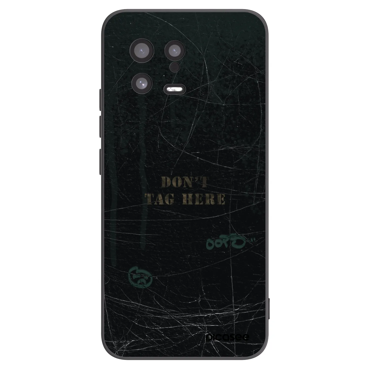 Picasee silikonowe czarne etui na Xiaomi 13 - DON´T TAG