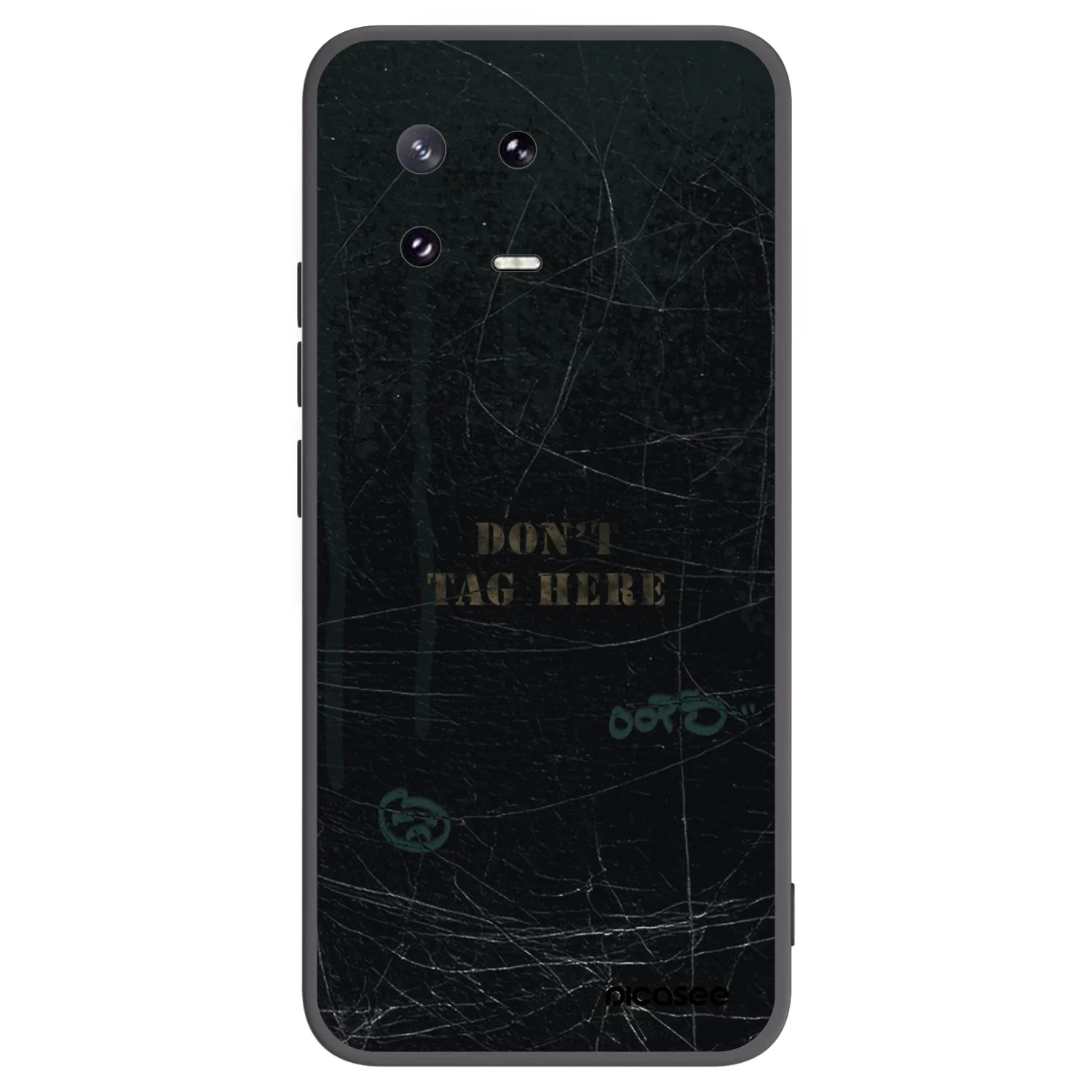 Picasee silikonowe czarne etui na Xiaomi 13 Pro - DON´T TAG