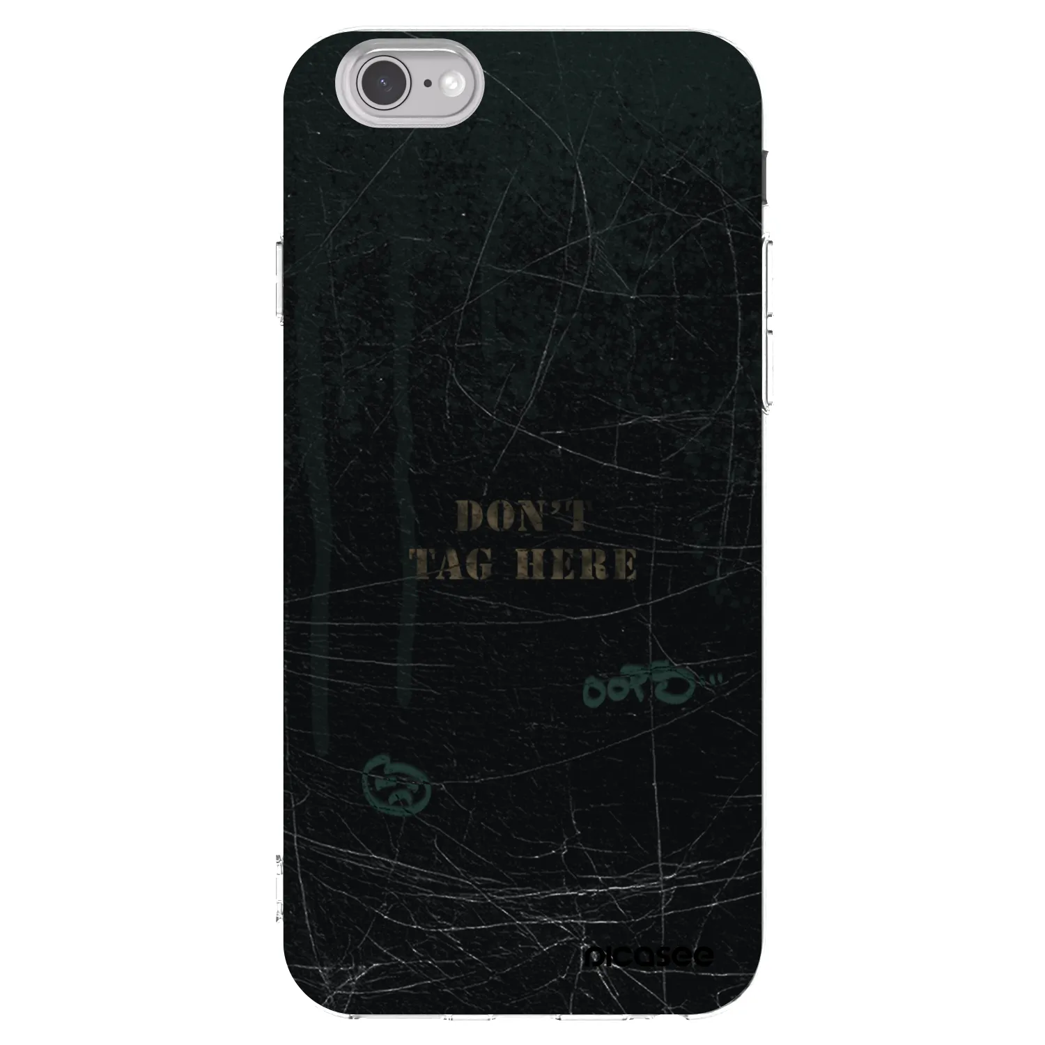 Picasee silikonowe przeźroczyste etui na Apple iPhone 6/6S - DON´T TAG