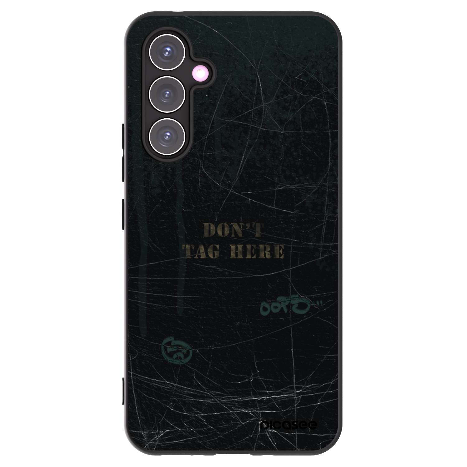 Picasee silikonowe czarne etui na Samsung Galaxy A54 5G A546B - DON´T TAG