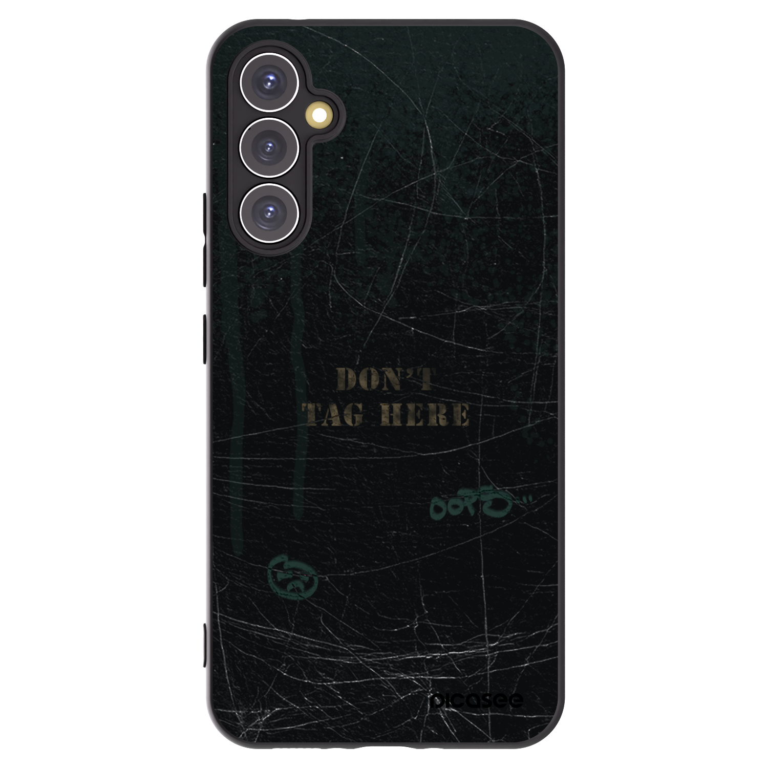 Picasee silikonowe czarne etui na Samsung Galaxy A34 5G A346B - DON´T TAG