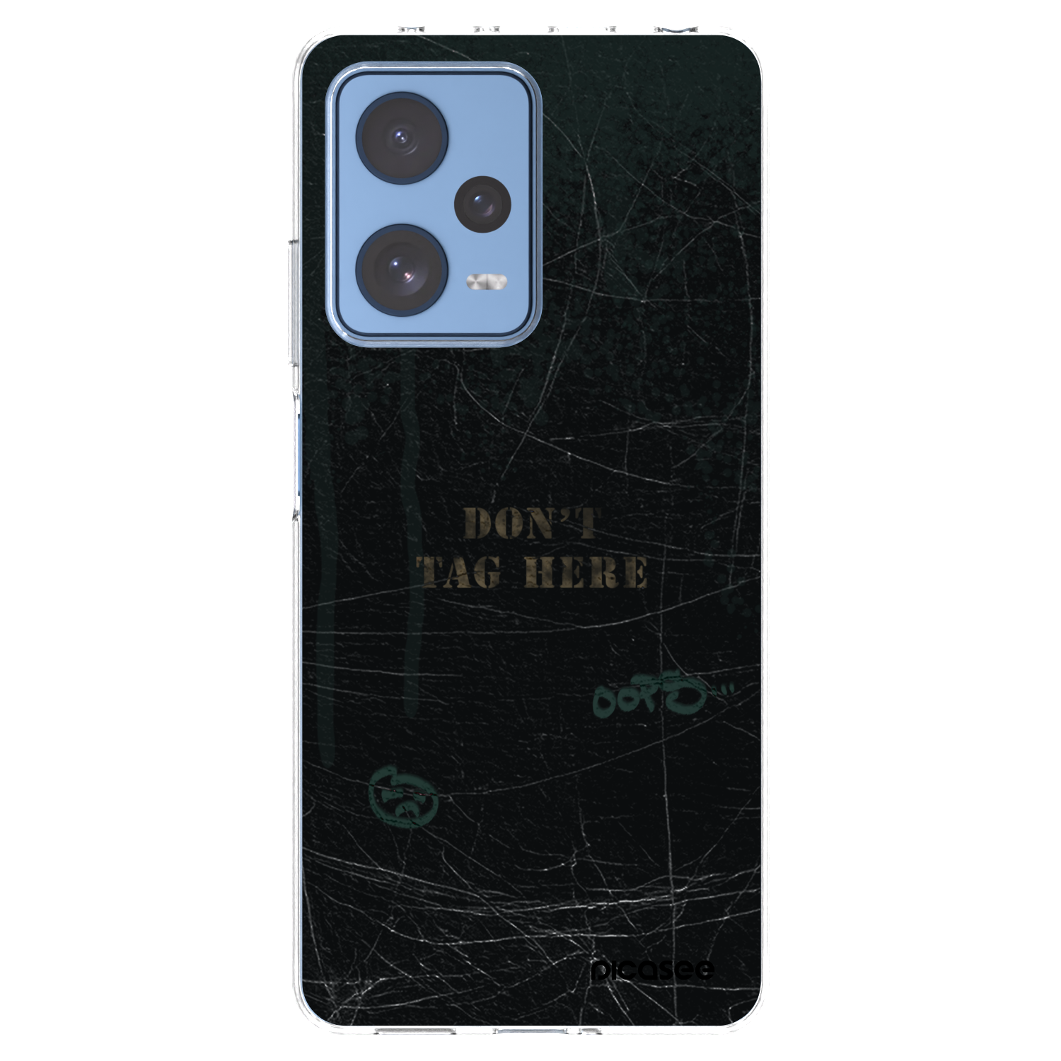 Picasee silikonowe przeźroczyste etui na Xiaomi Redmi Note 12 Pro 5G - DON´T TAG