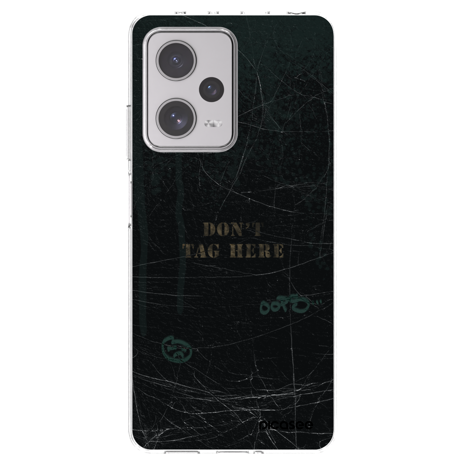 Picasee silikonowe przeźroczyste etui na Xiaomi Redmi Note 12 Pro+ 5G - DON´T TAG