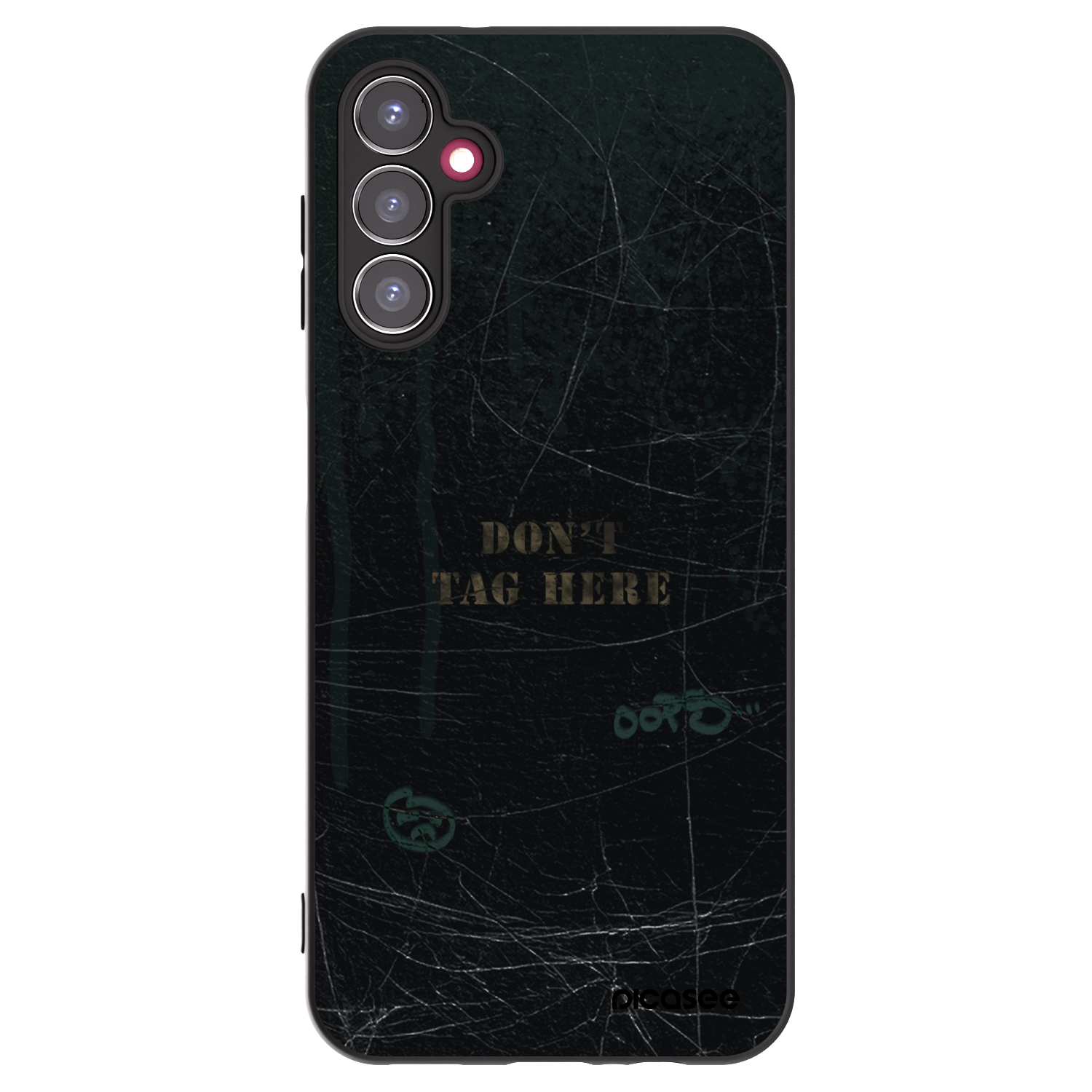 Picasee silikonowe czarne etui na Samsung Galaxy A14 4G A145R - DON´T TAG
