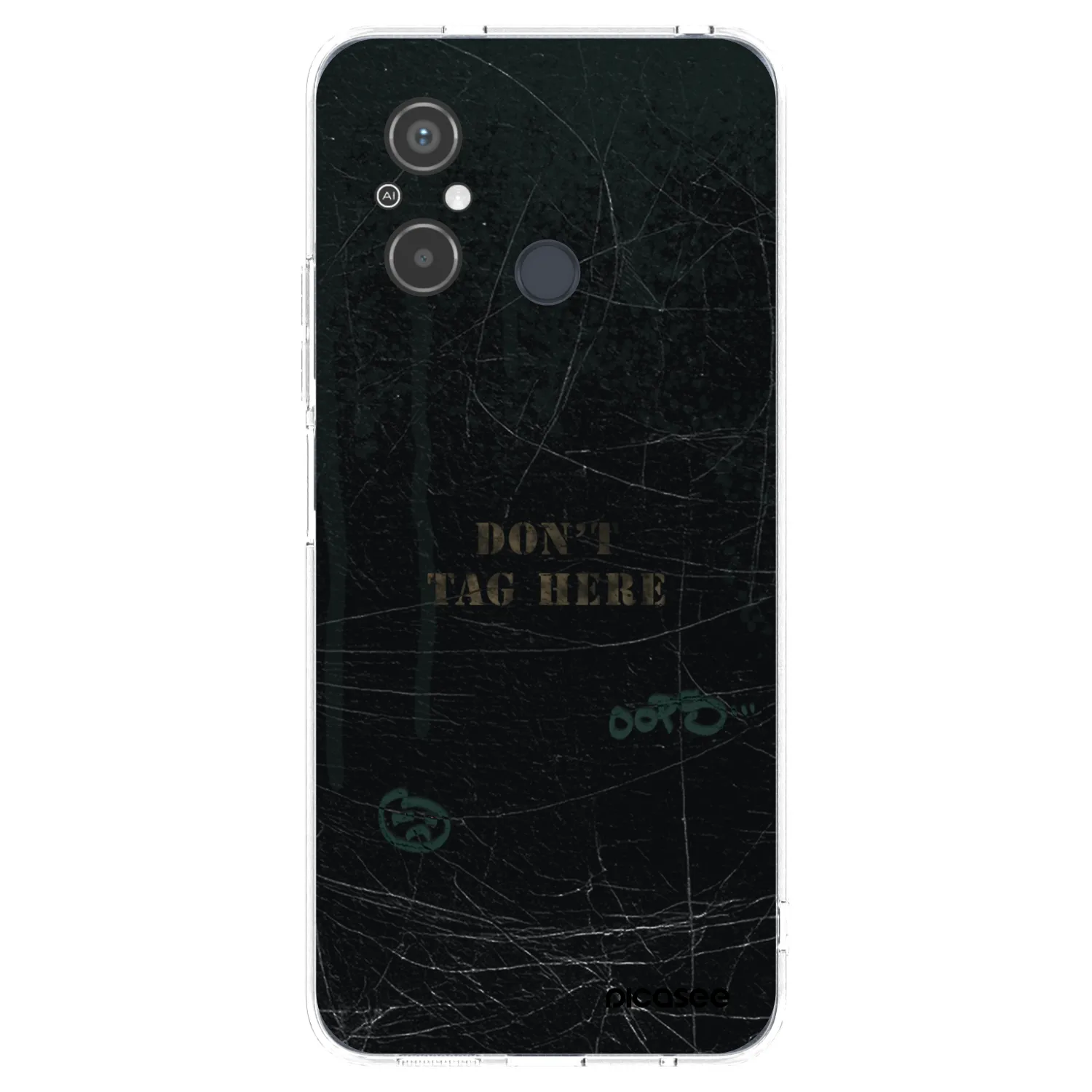 Picasee silikonowe przeźroczyste etui na Xiaomi Redmi 12C - DON´T TAG