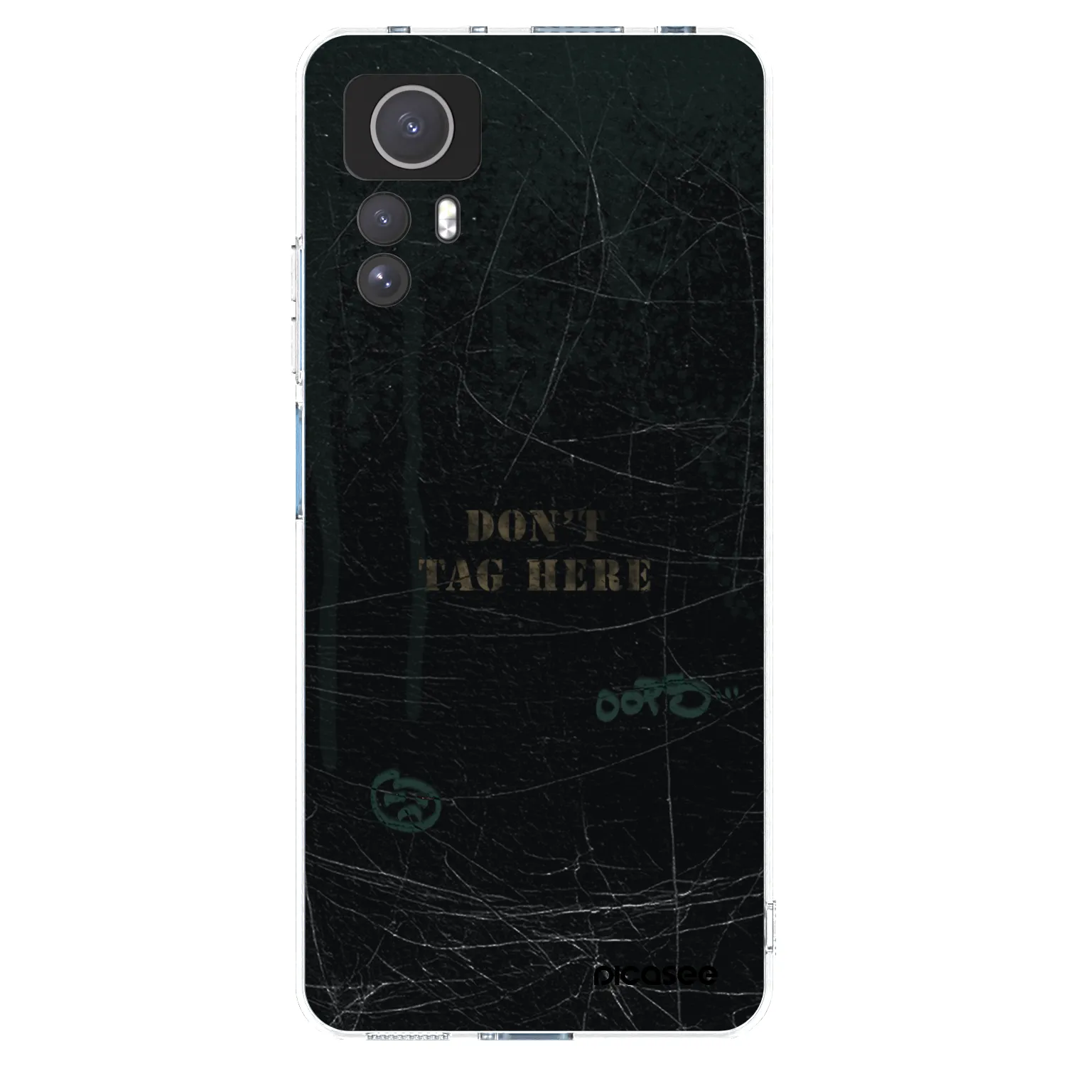 Picasee silikonowe przeźroczyste etui na Xiaomi Redmi Note 12S - DON´T TAG