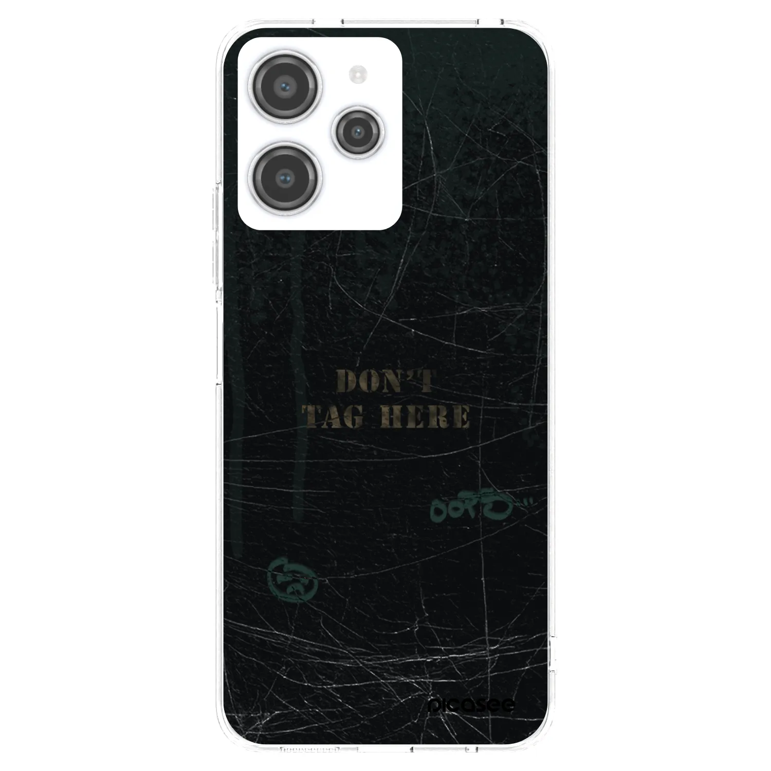 Picasee silikonowe przeźroczyste etui na Xiaomi Redmi 12 4G - DON´T TAG