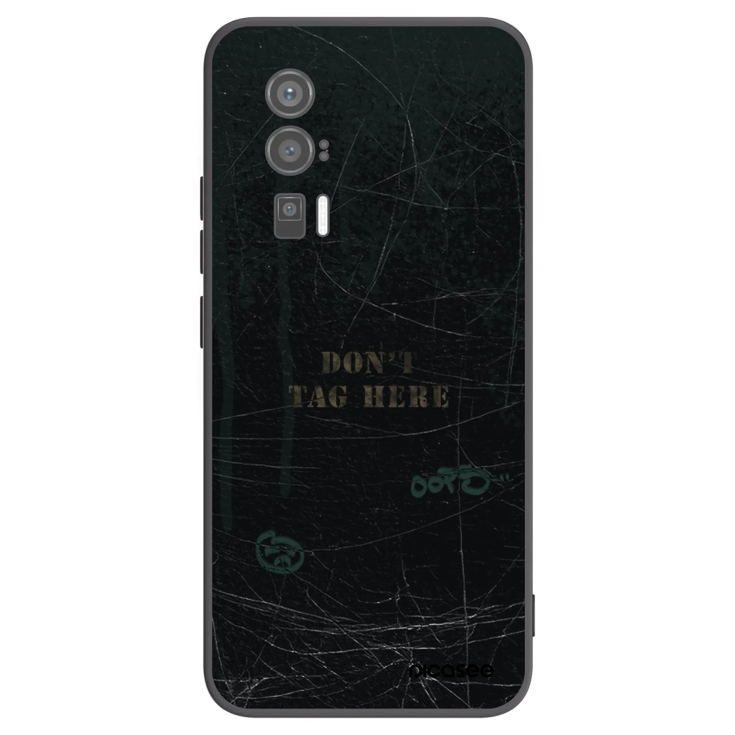 Picasee silikonowe czarne etui na Xiaomi Poco F5 Pro 5G - DON´T TAG
