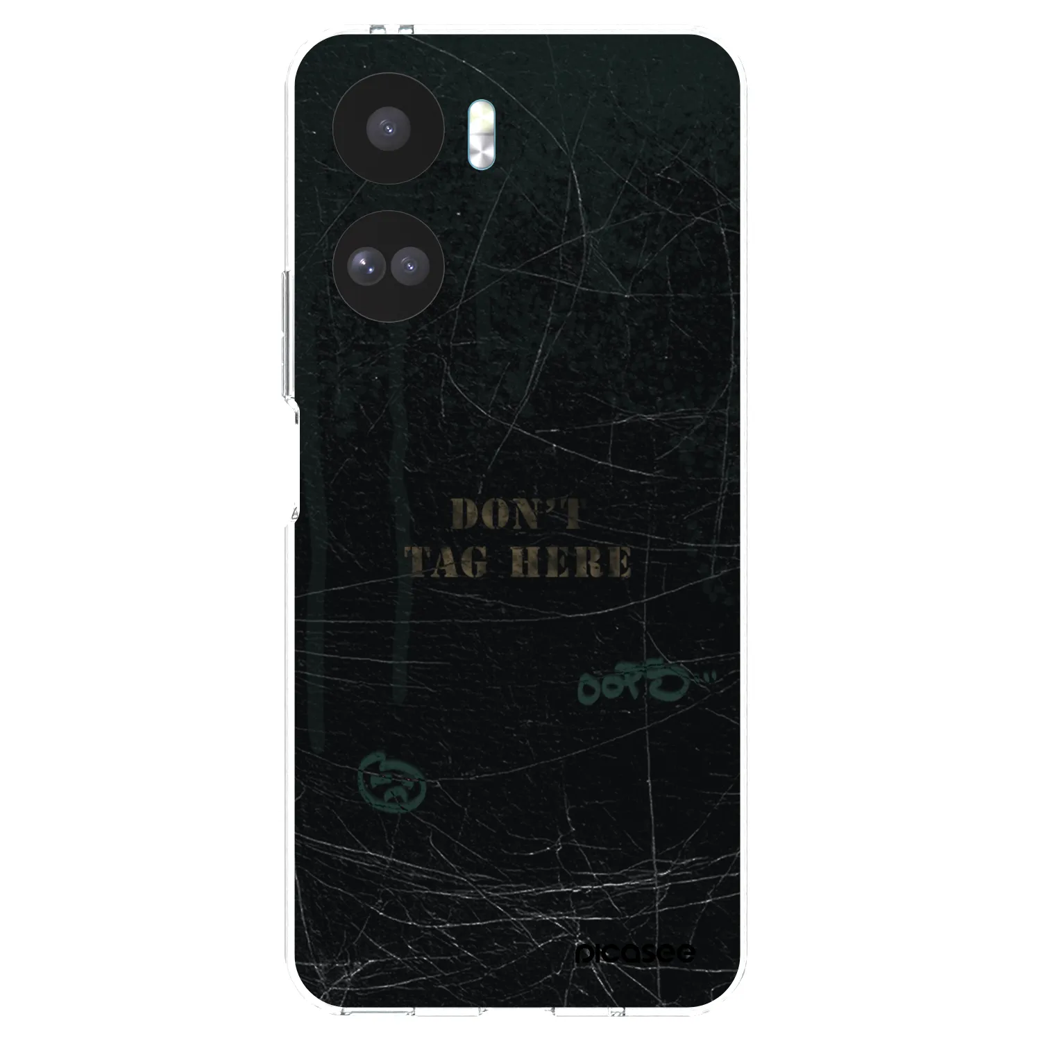 Picasee silikonowe przeźroczyste etui na Honor 90 Lite 5G - DON´T TAG