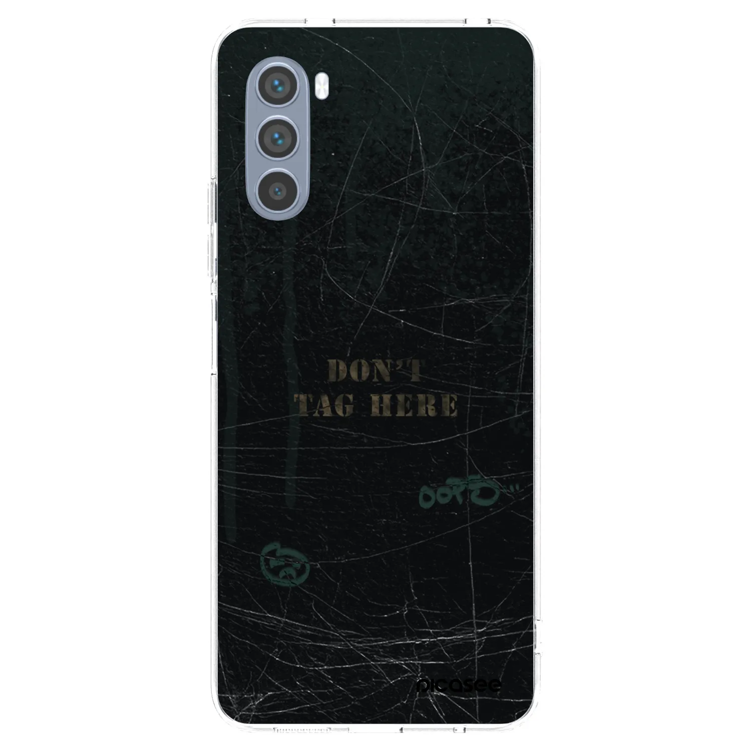 Picasee silikonowe przeźroczyste etui na Motorola Moto G62 - DON´T TAG