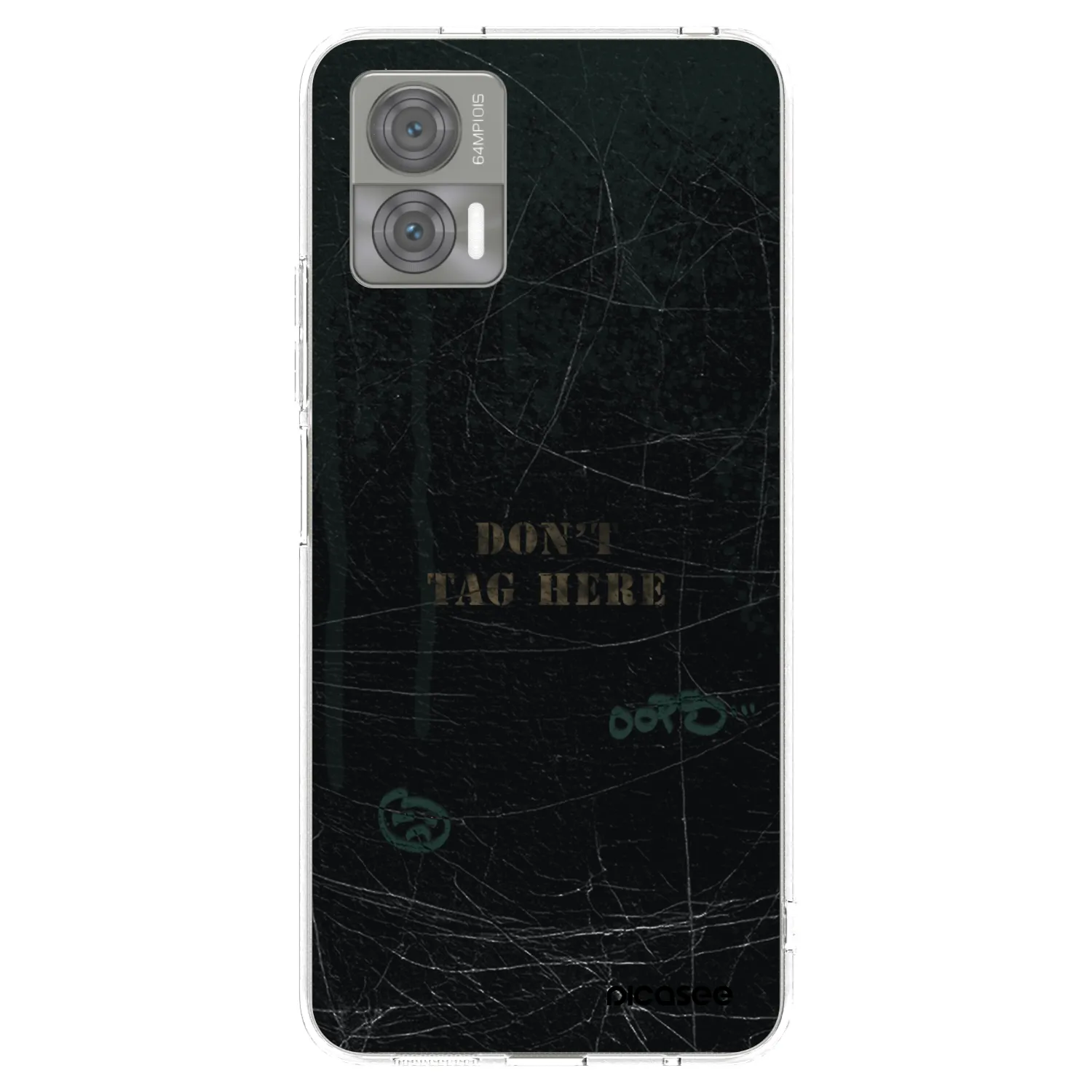 Picasee silikonowe przeźroczyste etui na Motorola Edge 30 Neo - DON´T TAG
