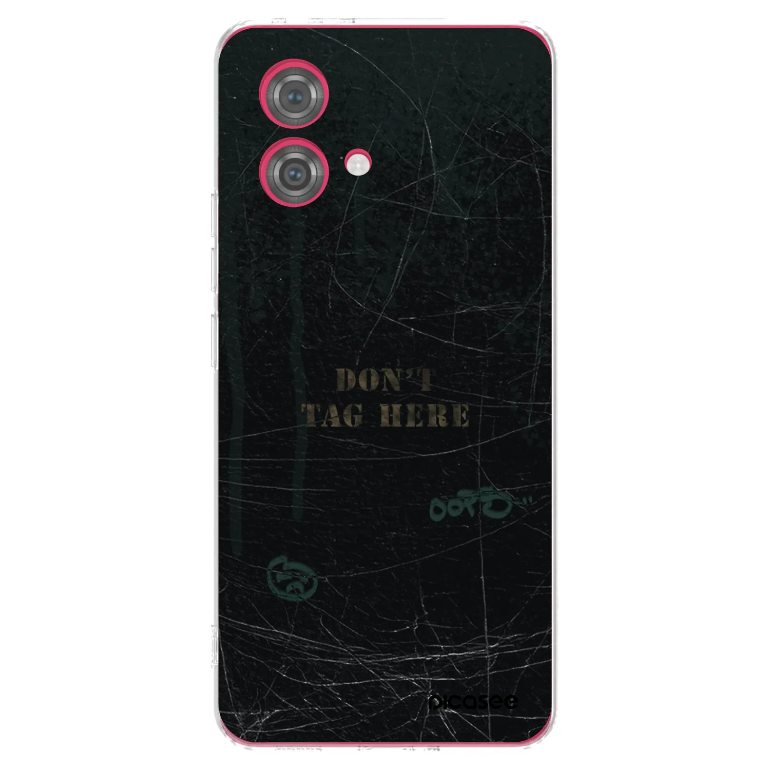 Picasee silikonowe przeźroczyste etui na Motorola Moto G84 5G - DON´T TAG