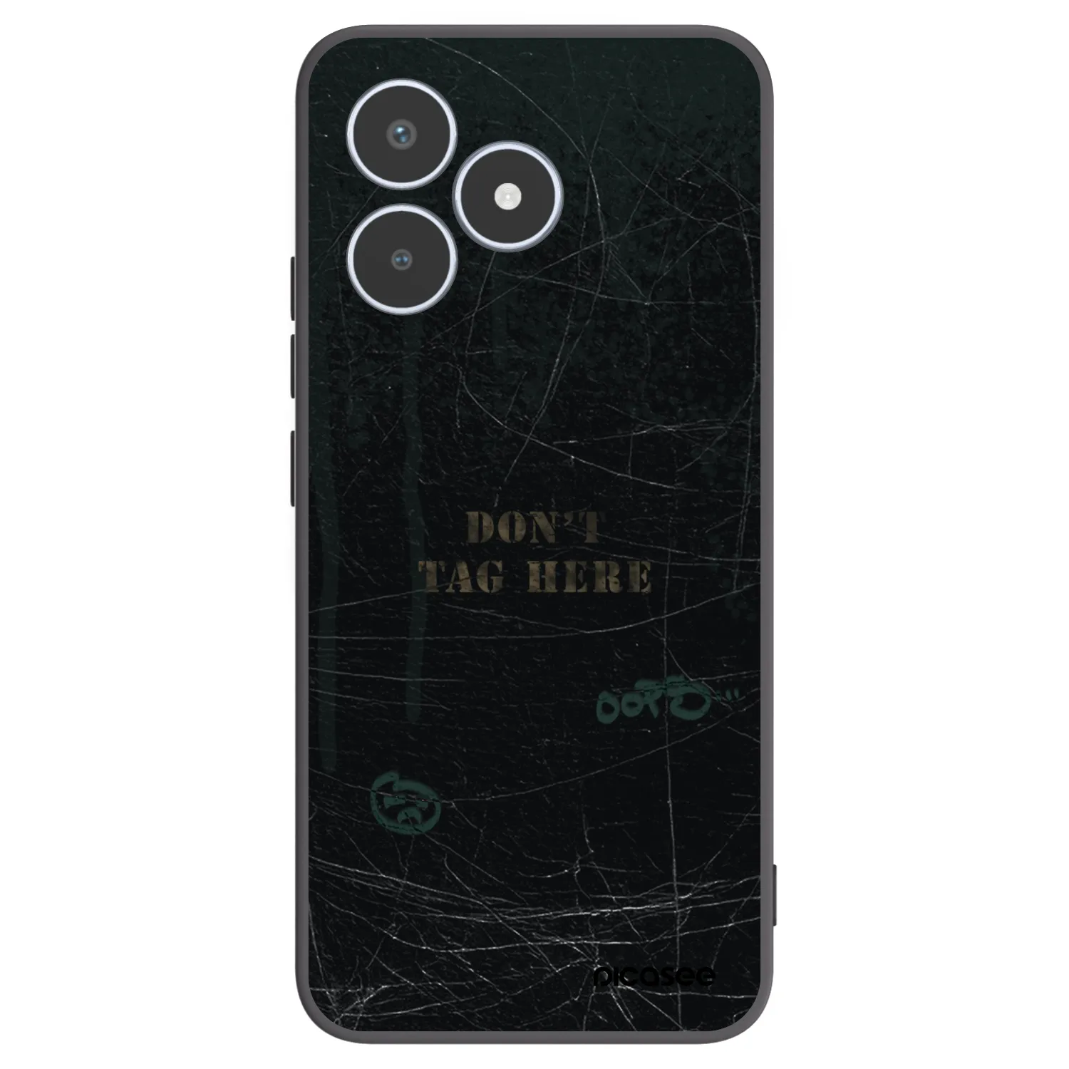 Picasee silikonowe czarne etui na Realme C53 - DON´T TAG