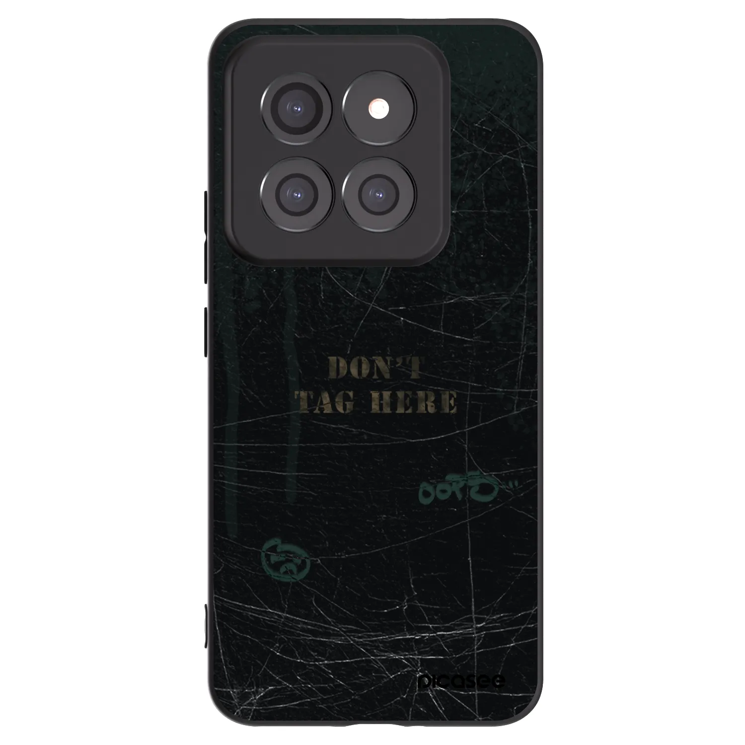 Picasee silikonowe czarne etui na Xiaomi 14 Pro - DON´T TAG