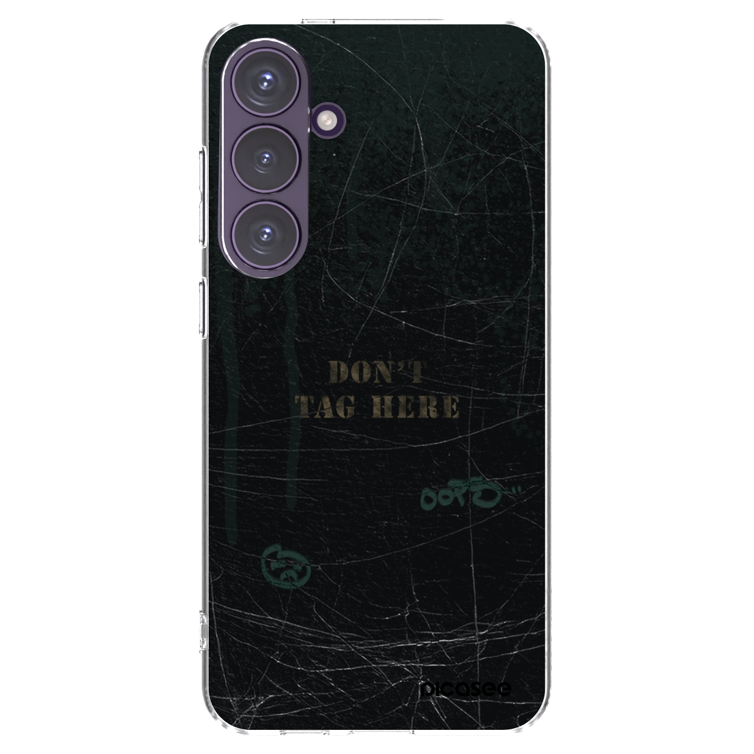 Picasee silikonowe przeźroczyste etui na Samsung Galaxy S24+ S926B 5G - DON´T TAG