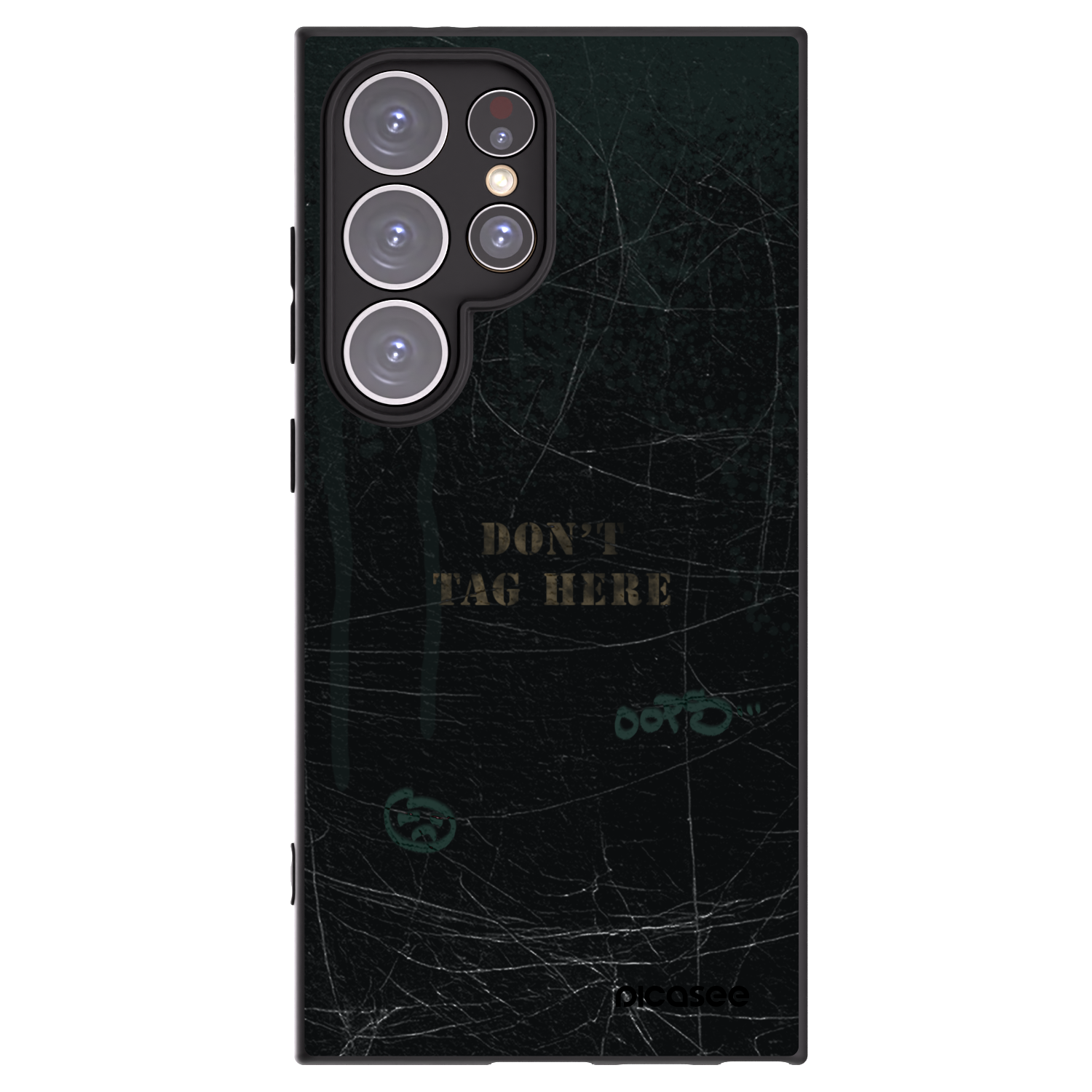 Picasee silikonowe czarne etui na Samsung Galaxy S24 Ultra S928B 5G - DON´T TAG
