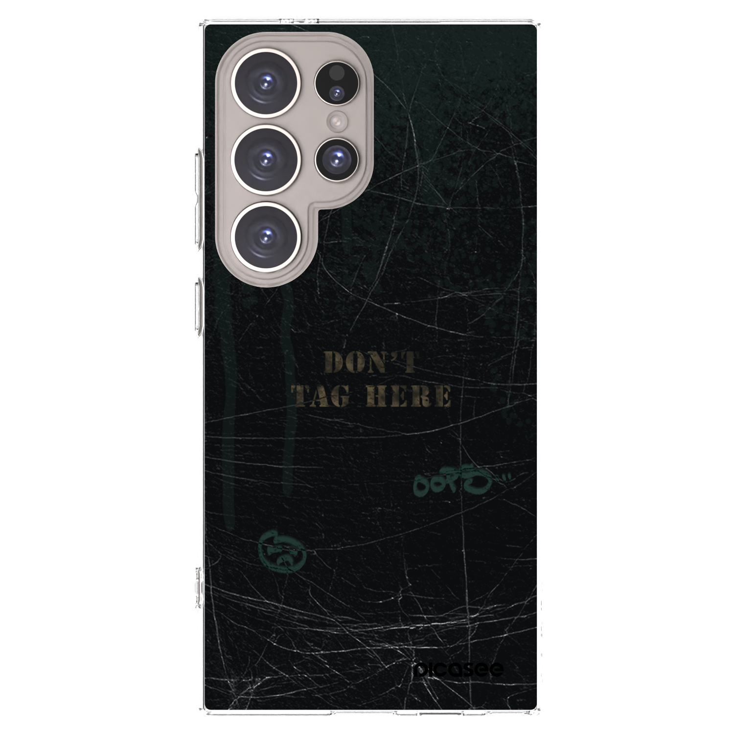 Picasee silikonowe przeźroczyste etui na Samsung Galaxy S24 Ultra S928B 5G - DON´T TAG