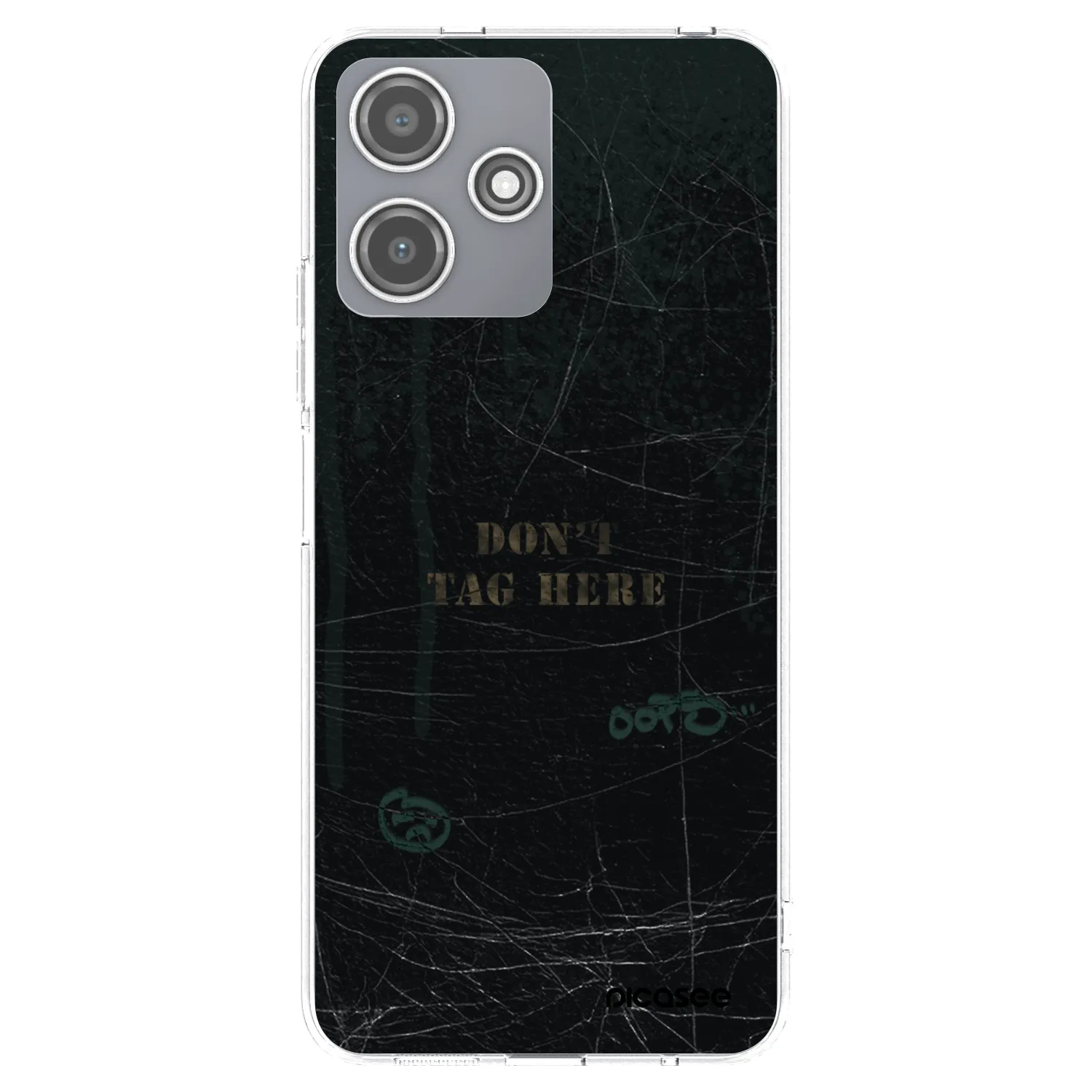 Picasee silikonowe przeźroczyste etui na Xiaomi Redmi 12 5G - DON´T TAG