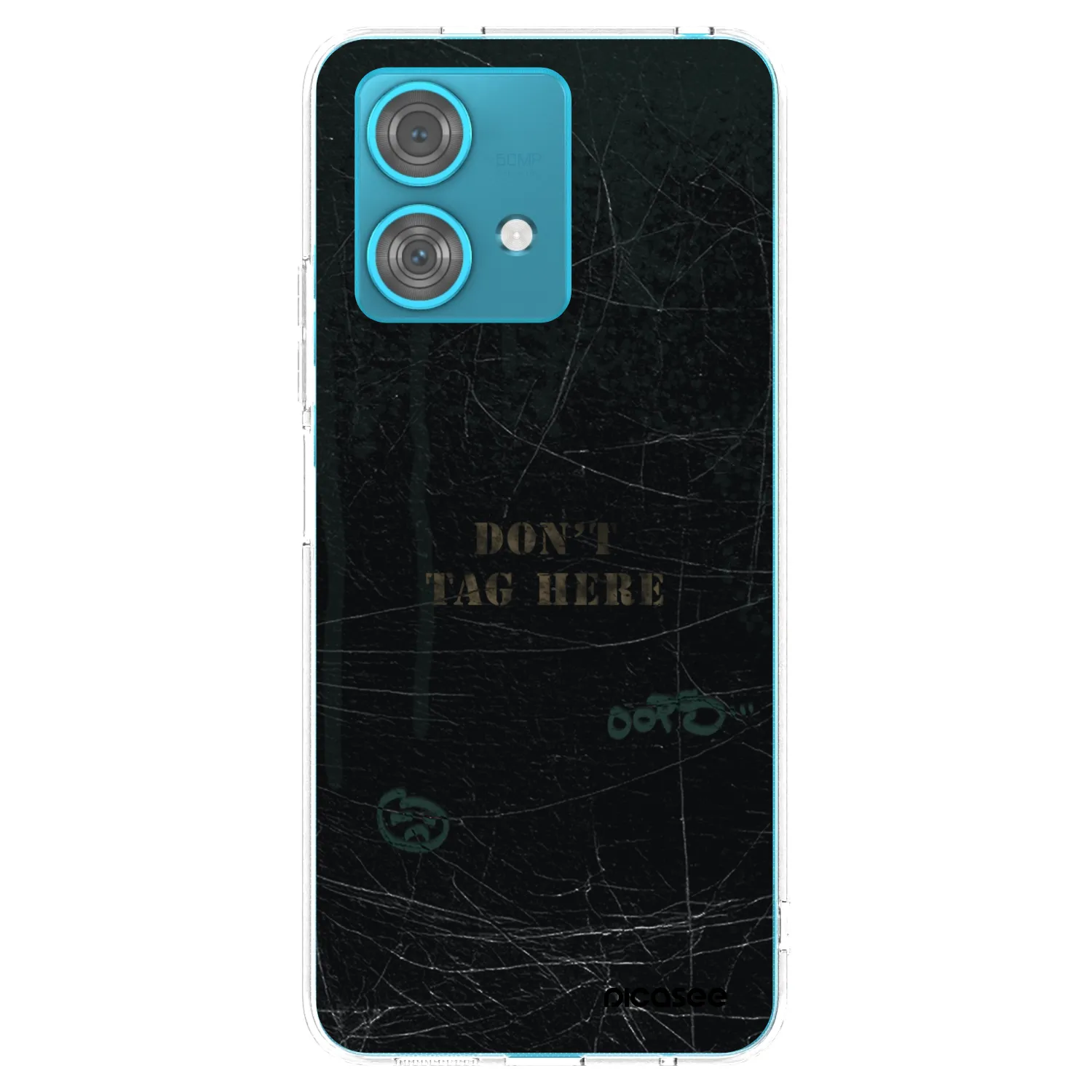 Picasee silikonowe przeźroczyste etui na Motorola Edge 40 Neo - DON´T TAG