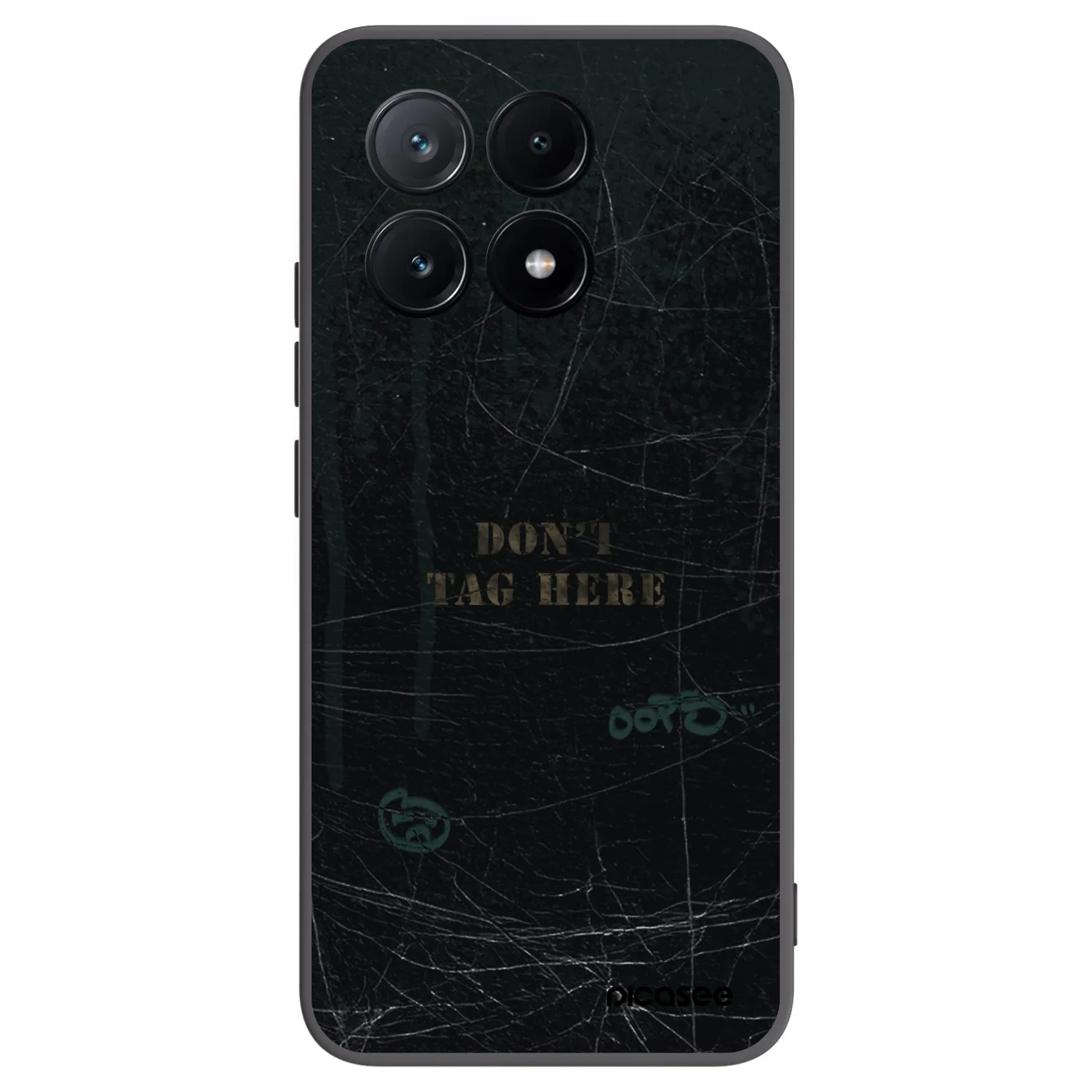 Picasee silikonowe czarne etui na Xiaomi Poco X6 Pro - DON´T TAG
