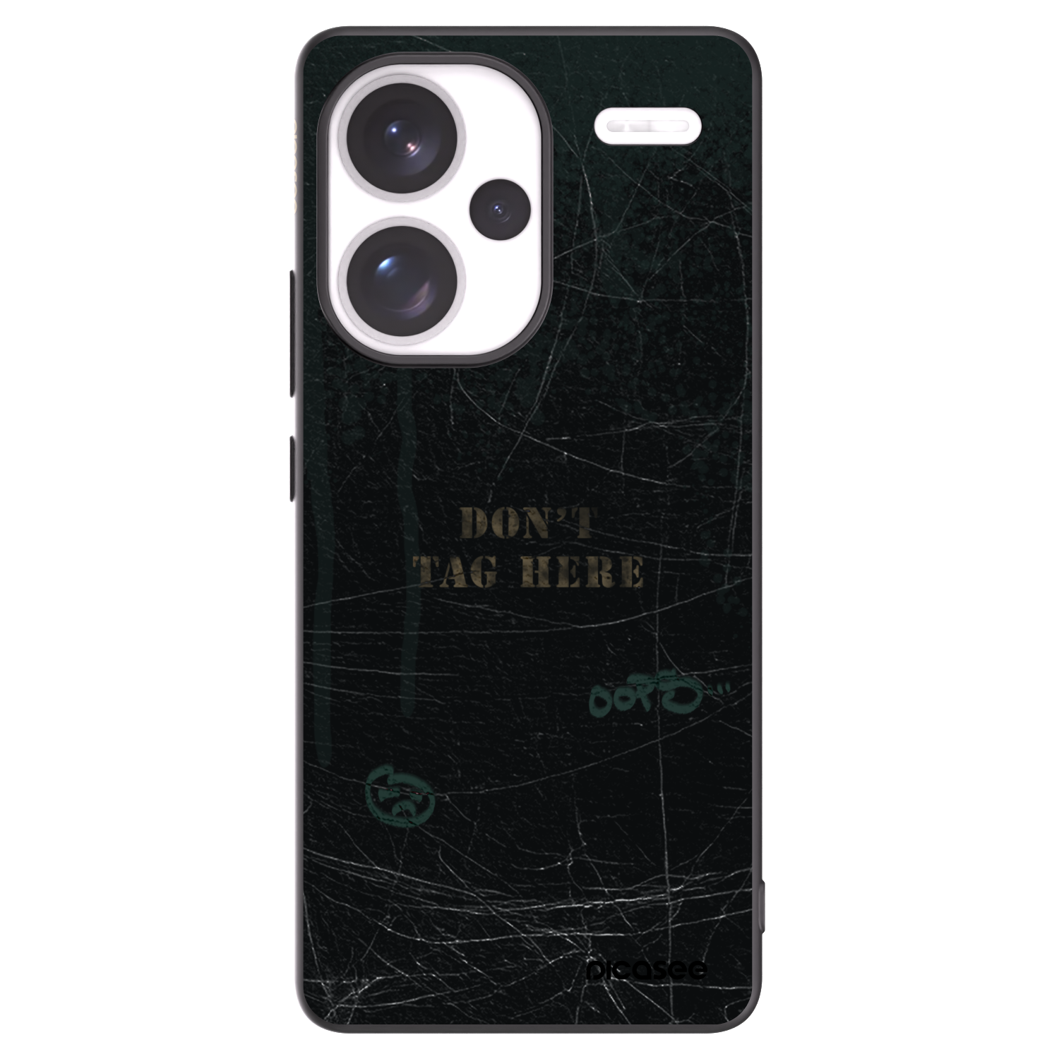 Picasee silikonowe czarne etui na Xiaomi Redmi Note 13 Pro+ 5G - DON´T TAG