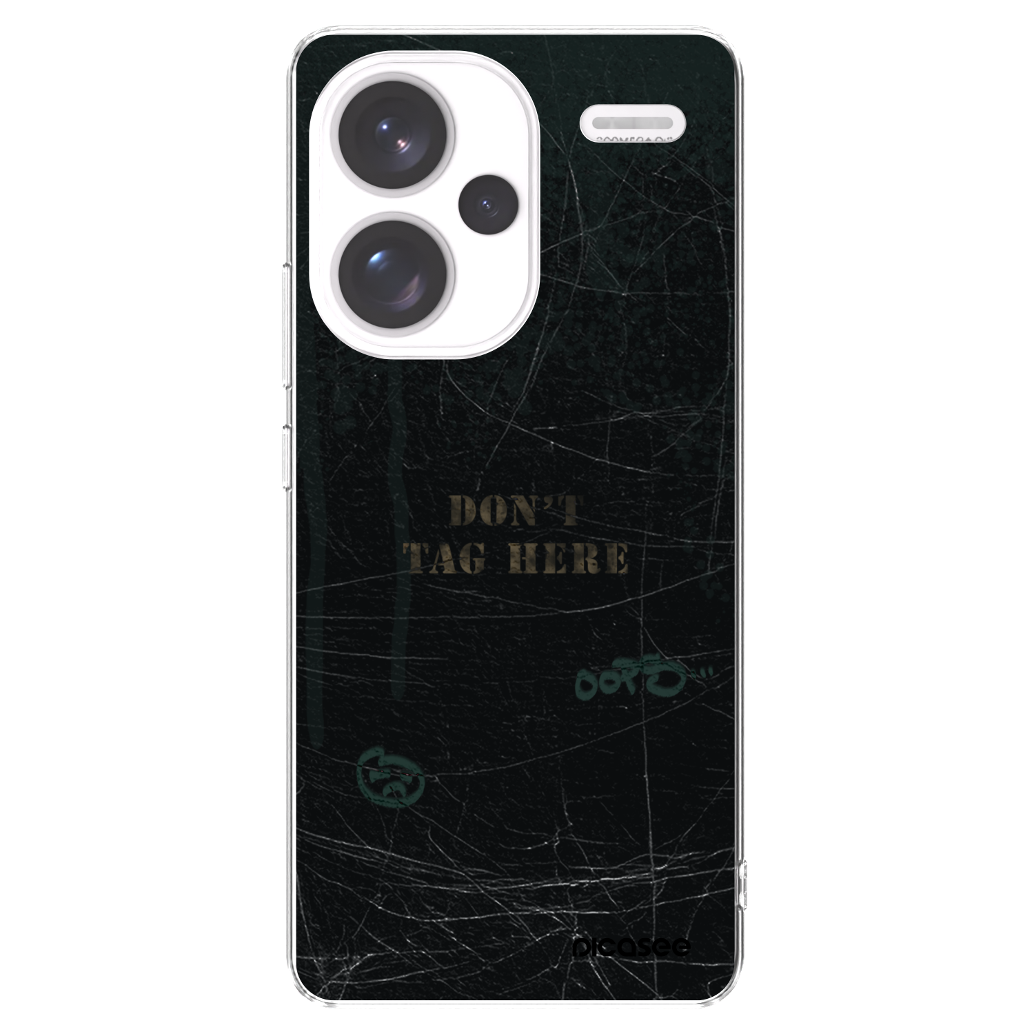 Picasee silikonowe przeźroczyste etui na Xiaomi Redmi Note 13 Pro+ 5G - DON´T TAG
