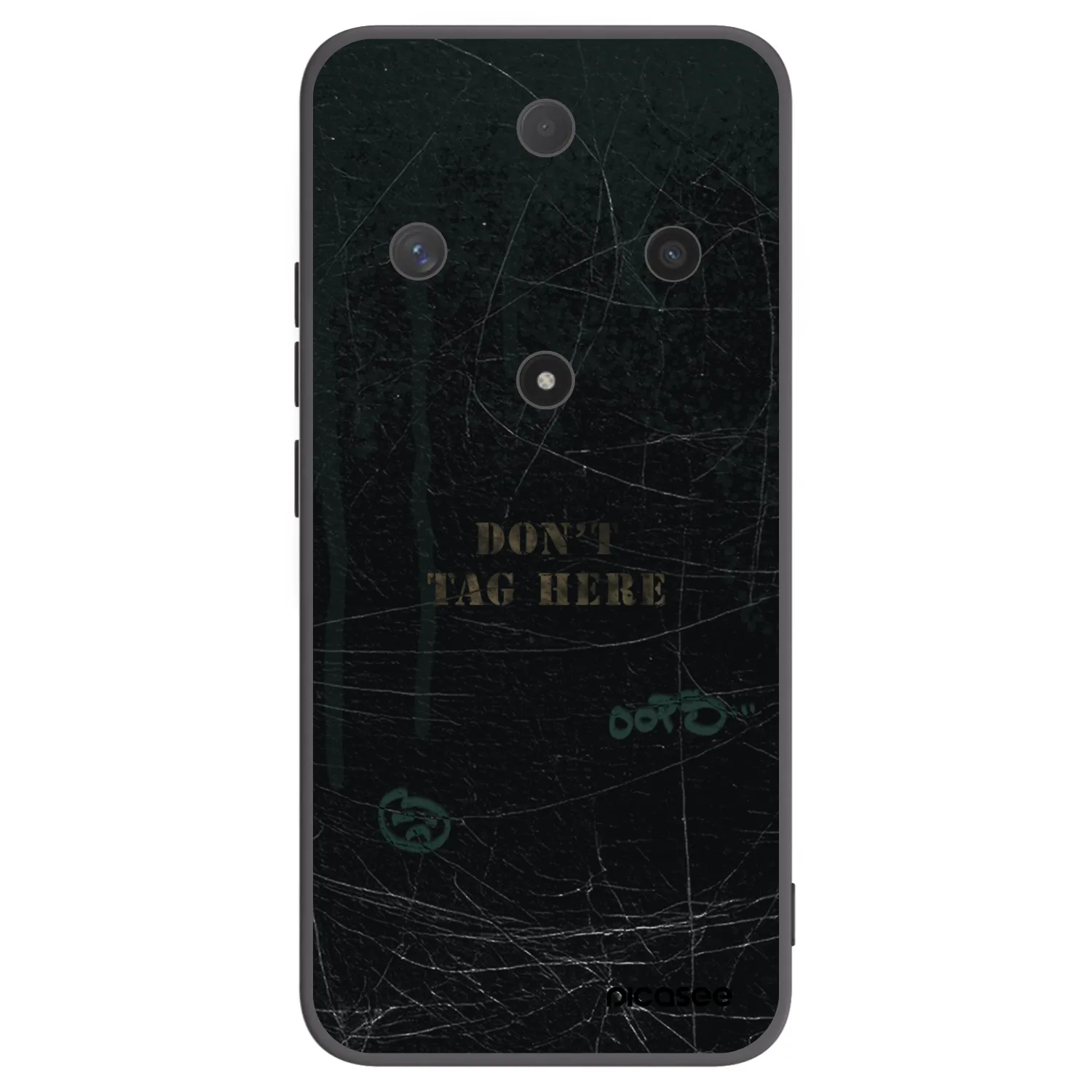 Picasee silikonowe czarne etui na Honor Magic6 Lite 5G - DON´T TAG