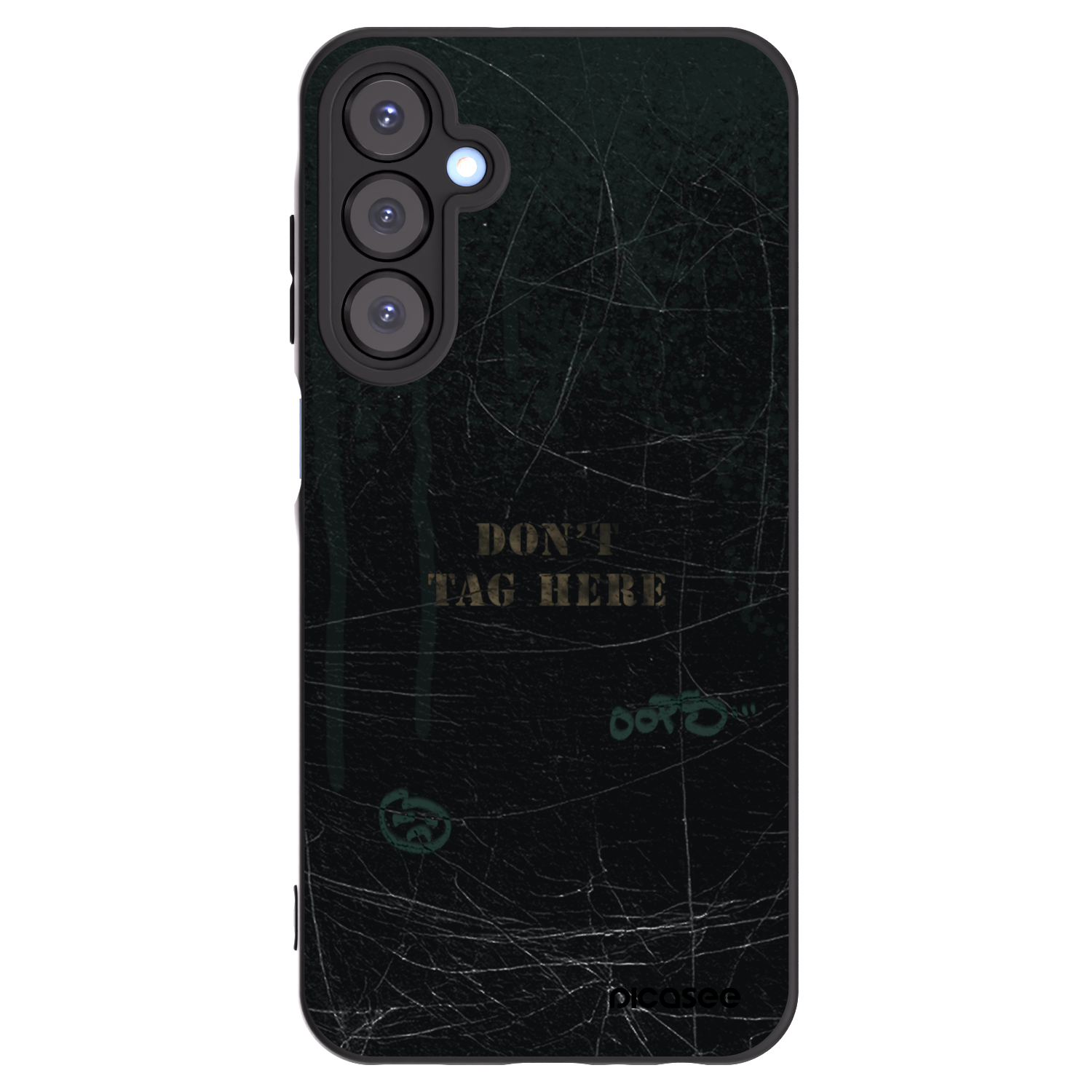 Picasee silikonowe czarne etui na Samsung Galaxy A25 A256B 5G - DON´T TAG