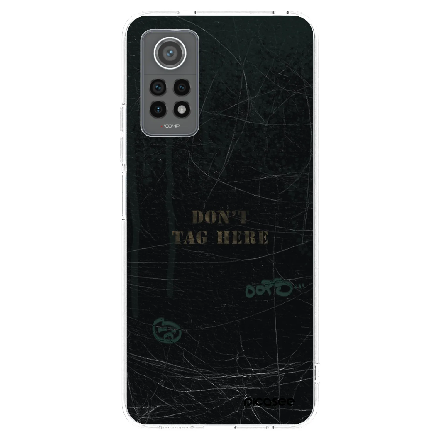 Picasee silikonowe przeźroczyste etui na Xiaomi Redmi Note 12 Pro 4G - DON´T TAG