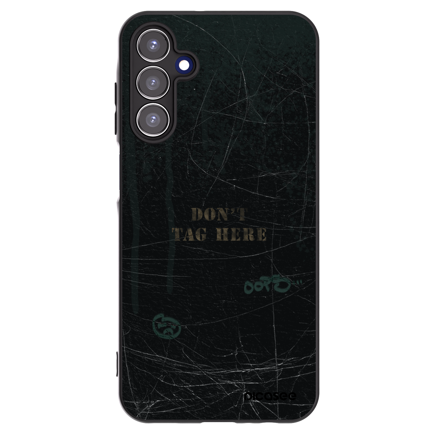 Picasee silikonowe czarne etui na Samsung Galaxy A15 A156B 5G - DON´T TAG