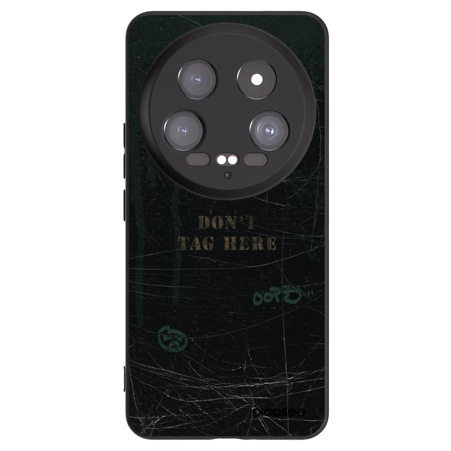 Picasee silikonowe czarne etui na Xiaomi 14 Ultra - DON´T TAG