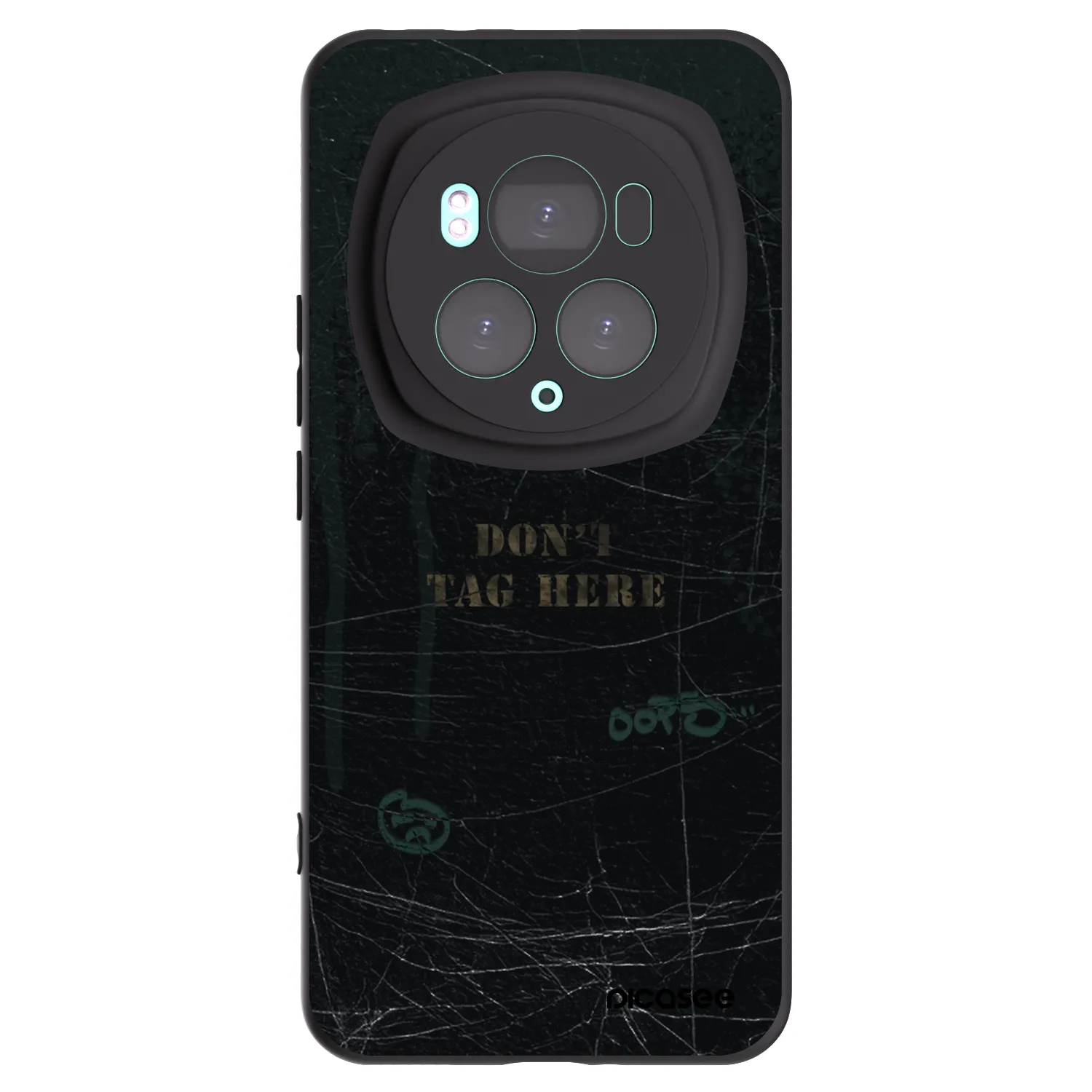 Picasee silikonowe czarne etui na Honor Magic6 Pro - DON´T TAG