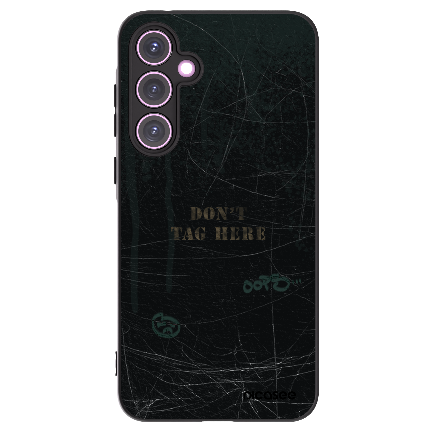 Picasee silikonowe czarne etui na Samsung Galaxy A35 5G A356B - DON´T TAG